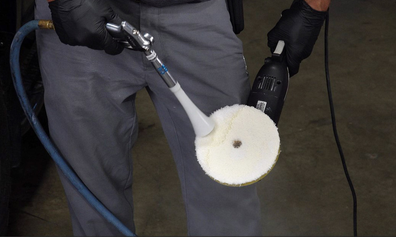 how to clean buffing pads