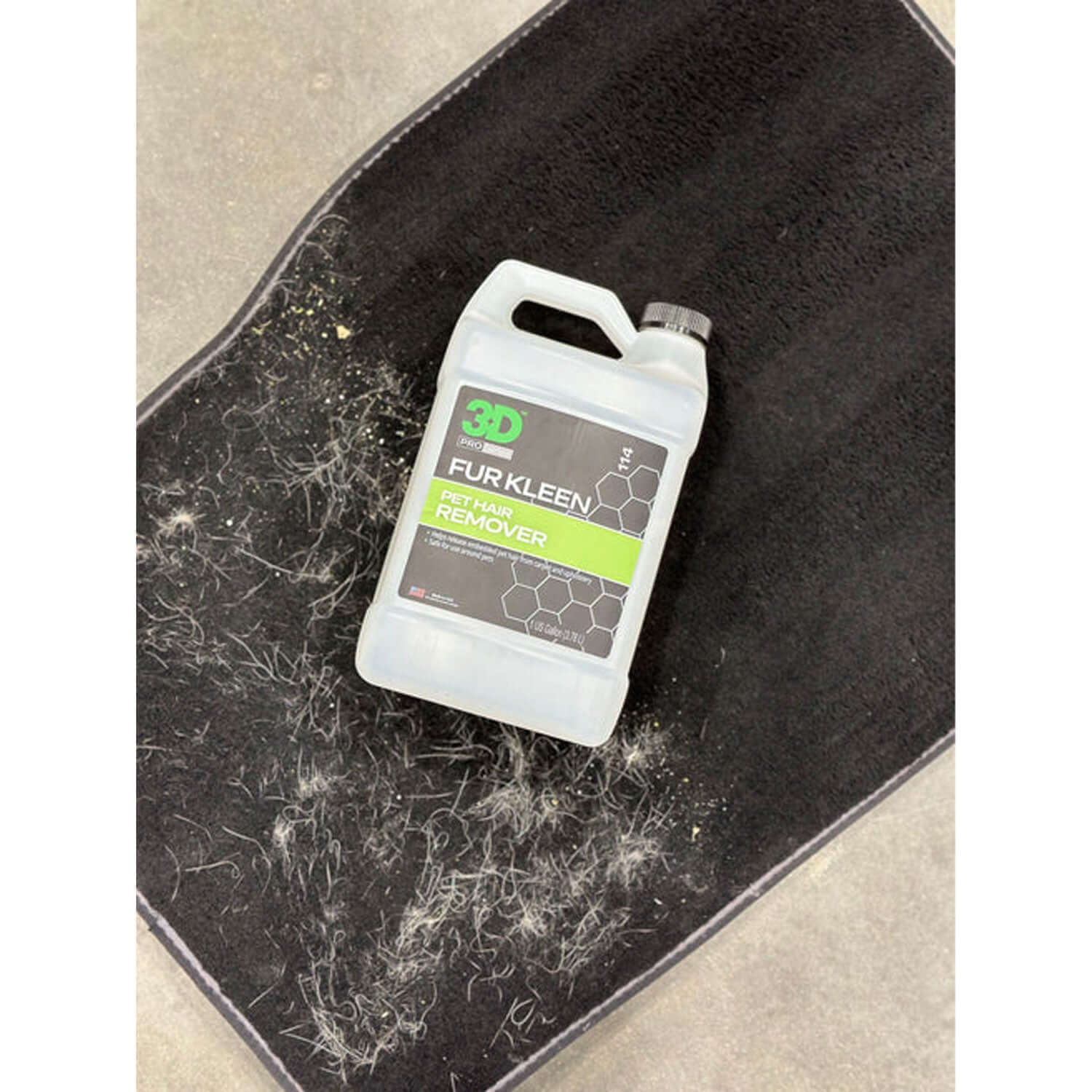 Fur Kleen Static Remover On Carpet