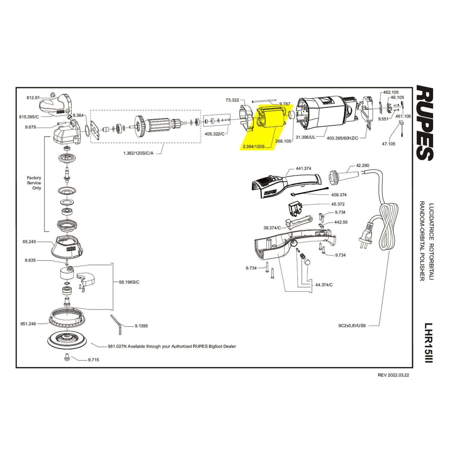 mark 3 stator field part guide