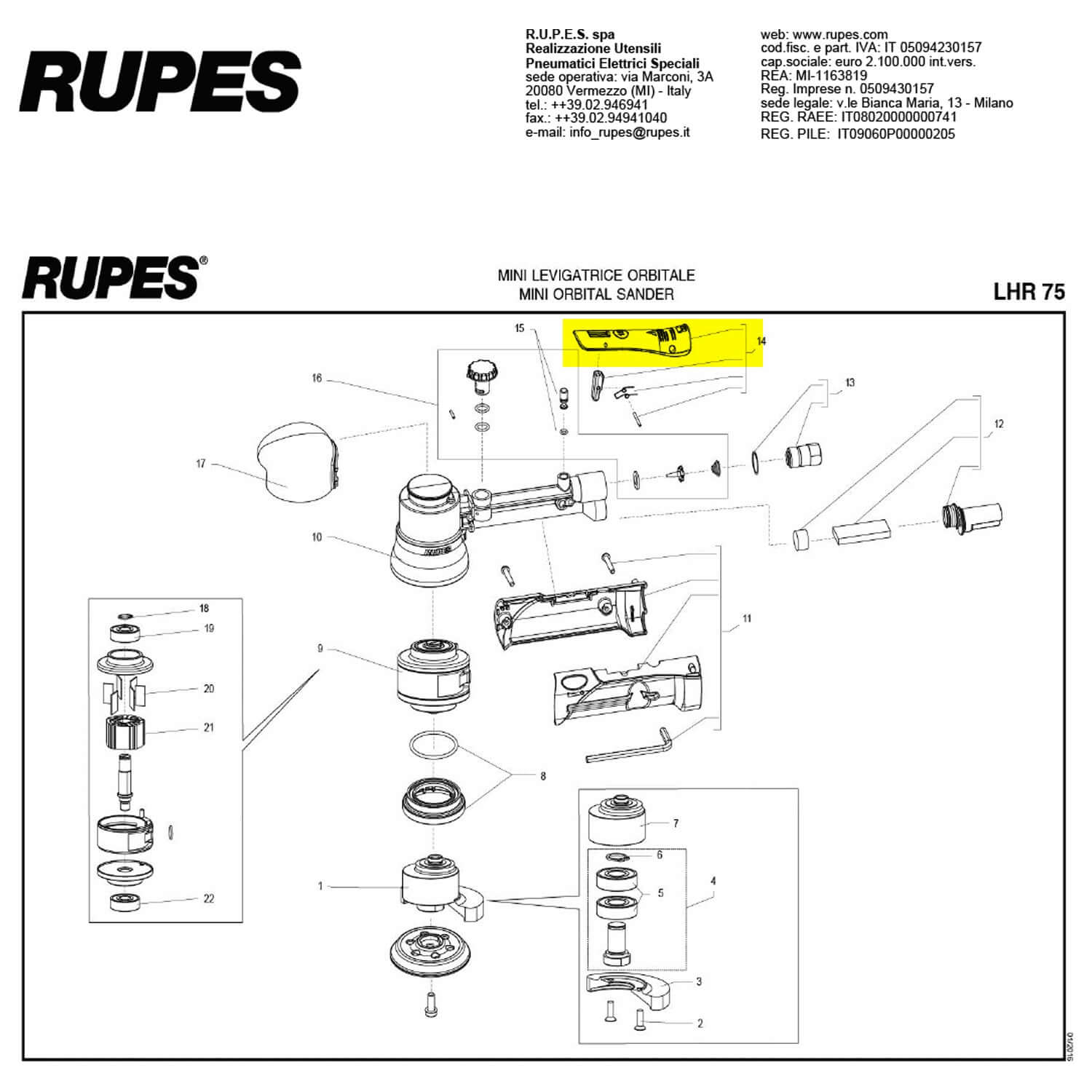 lhr75 switch lever parts guide