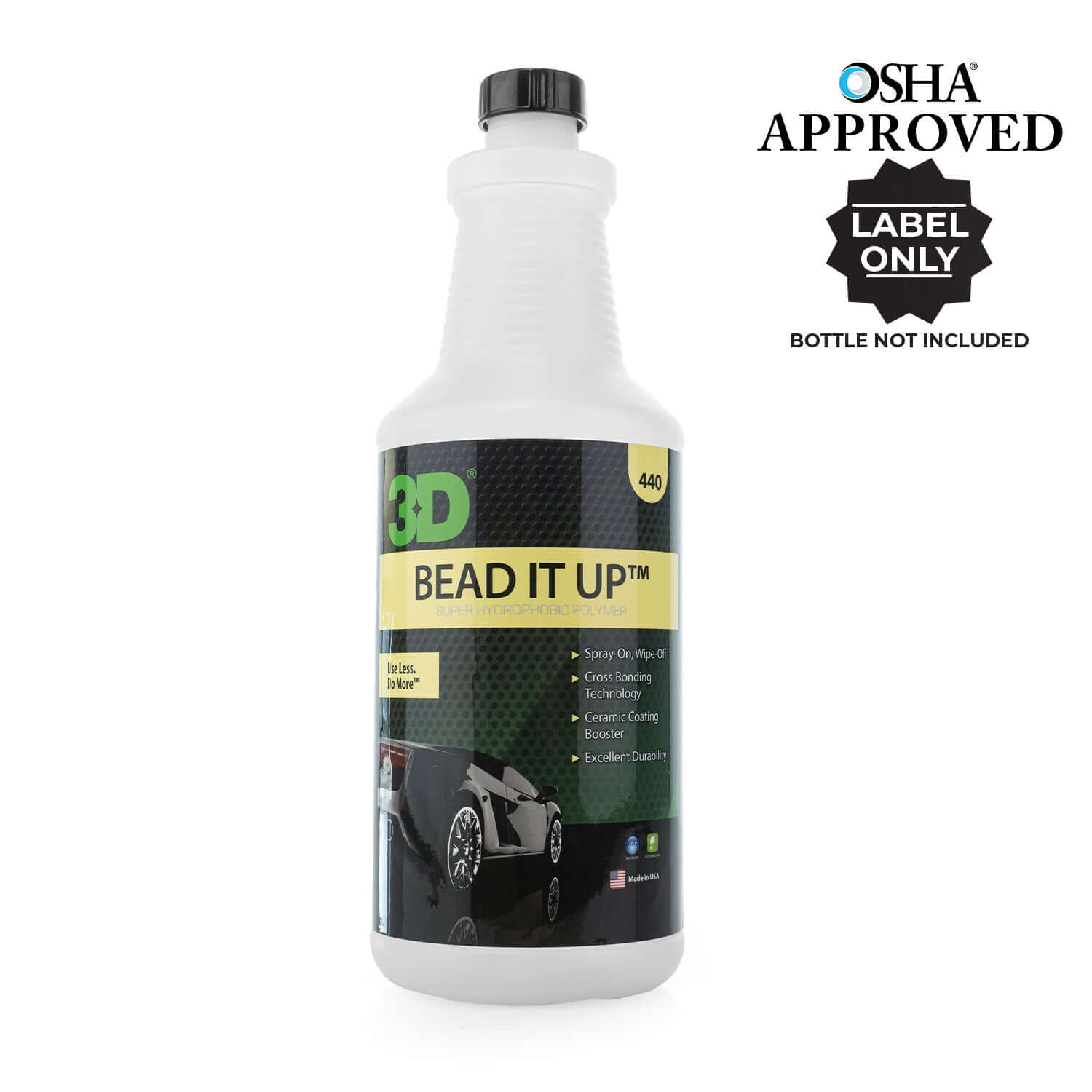 Bead it up Label for spray bottle