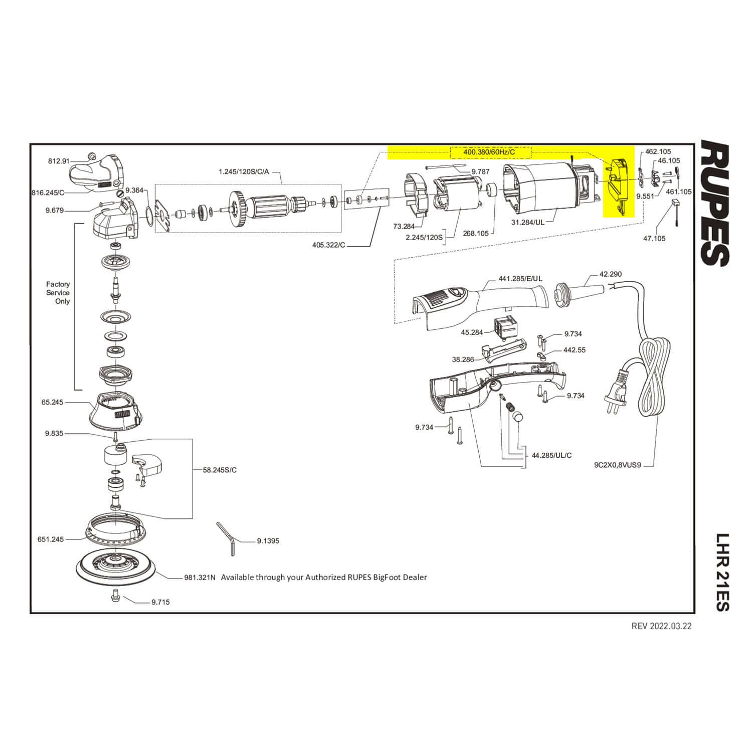 lhr21es electronic module parts guide