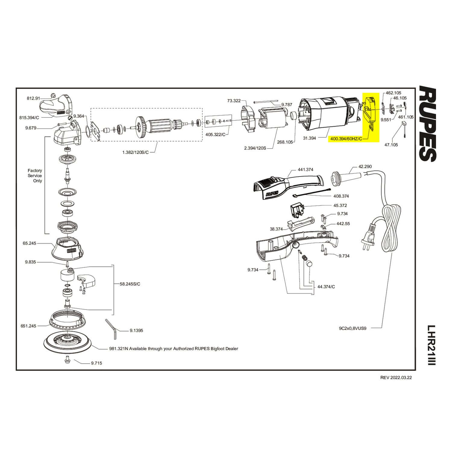 lhr21 module part guide