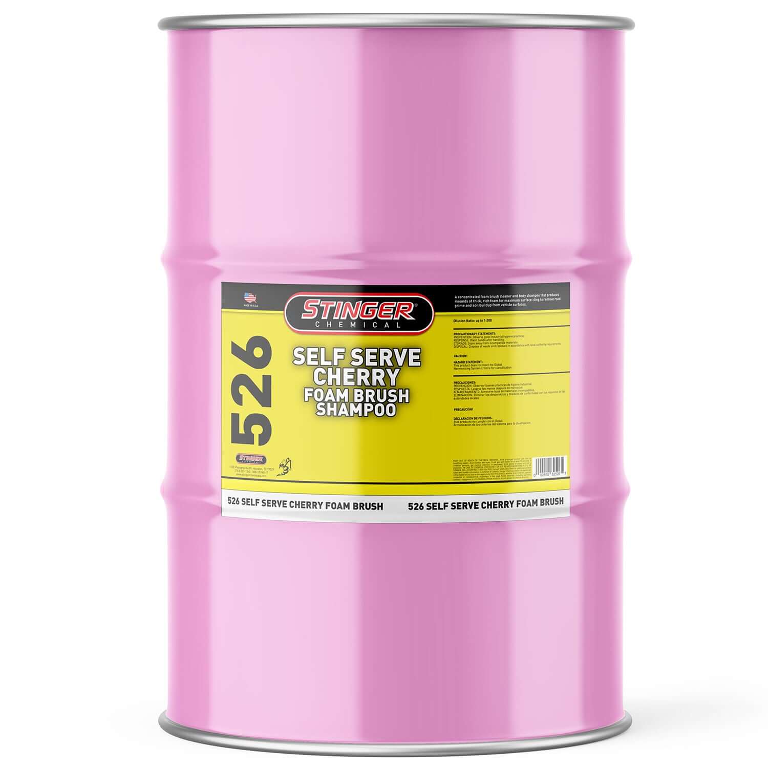 55-gallon drum Self-Serve Cherry Foam Brush Shampoo