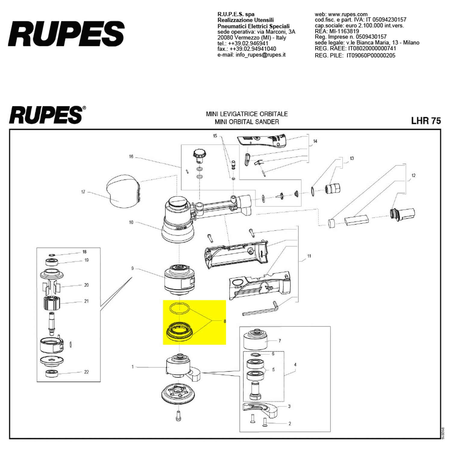 lhr75 nut assembly parts guide