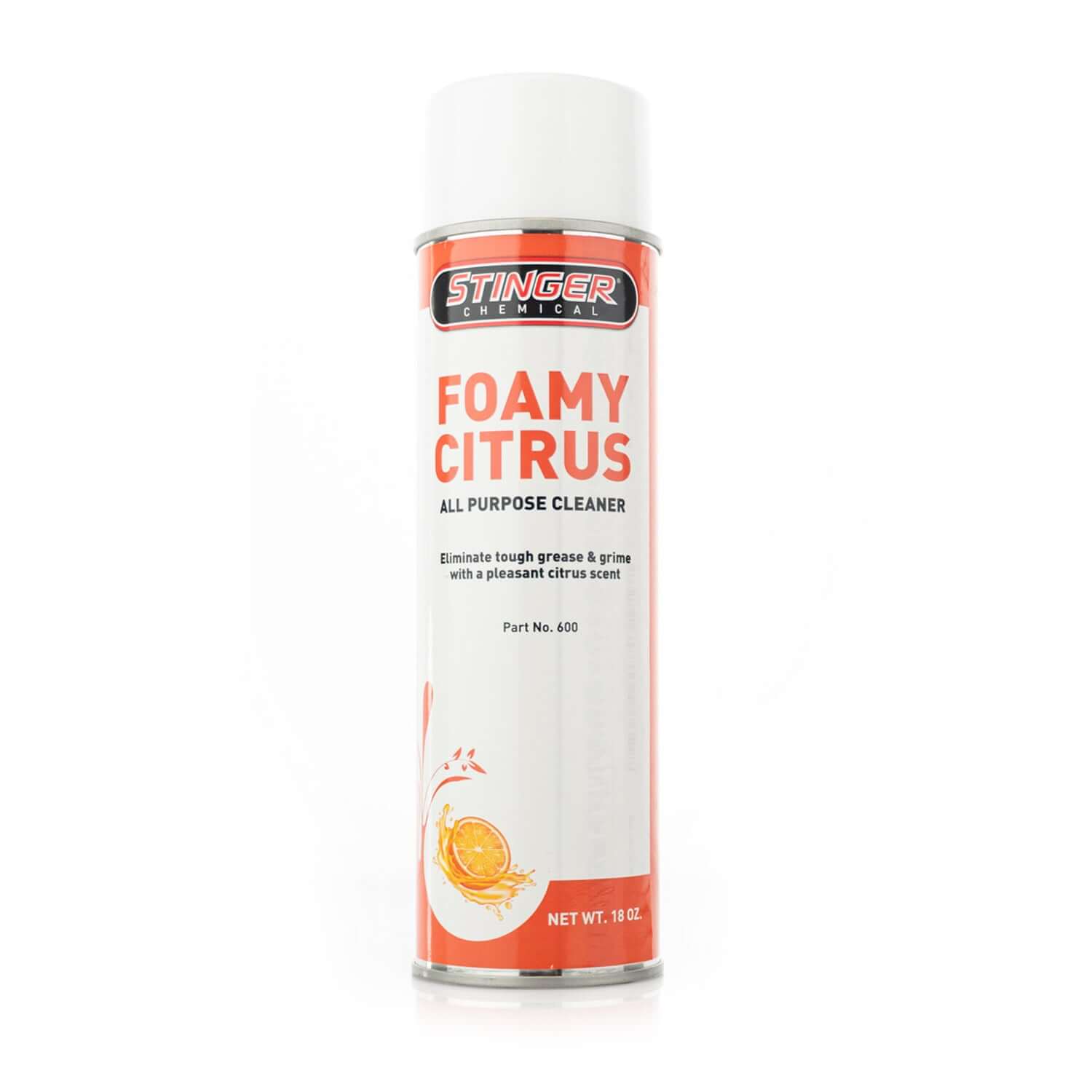 stinger chemical foamy citrus all purpose cleaner aerosol can