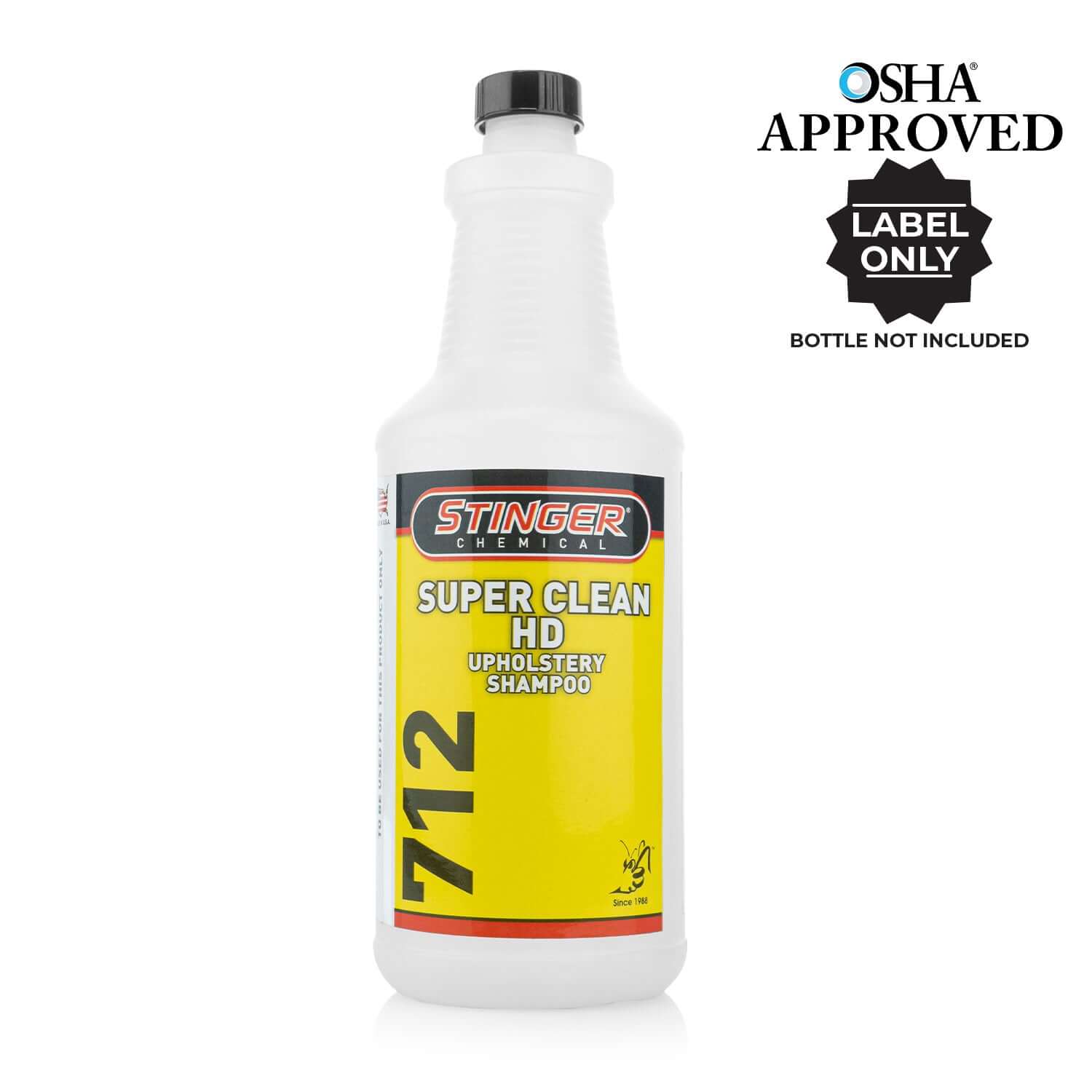 Super Clean HD Extractor Shampoo SDS Label