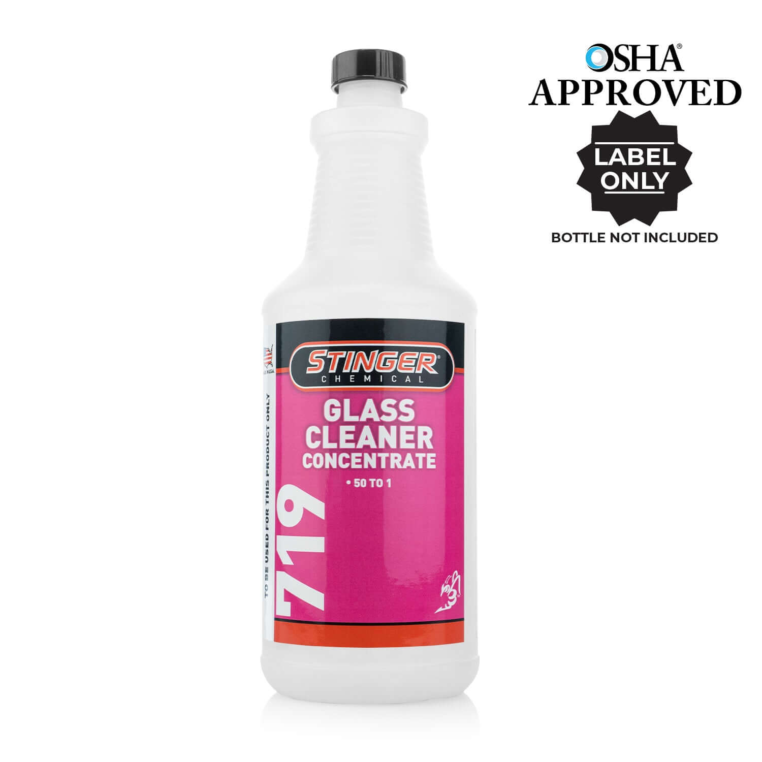 50:1 glass cleaner SDS Label