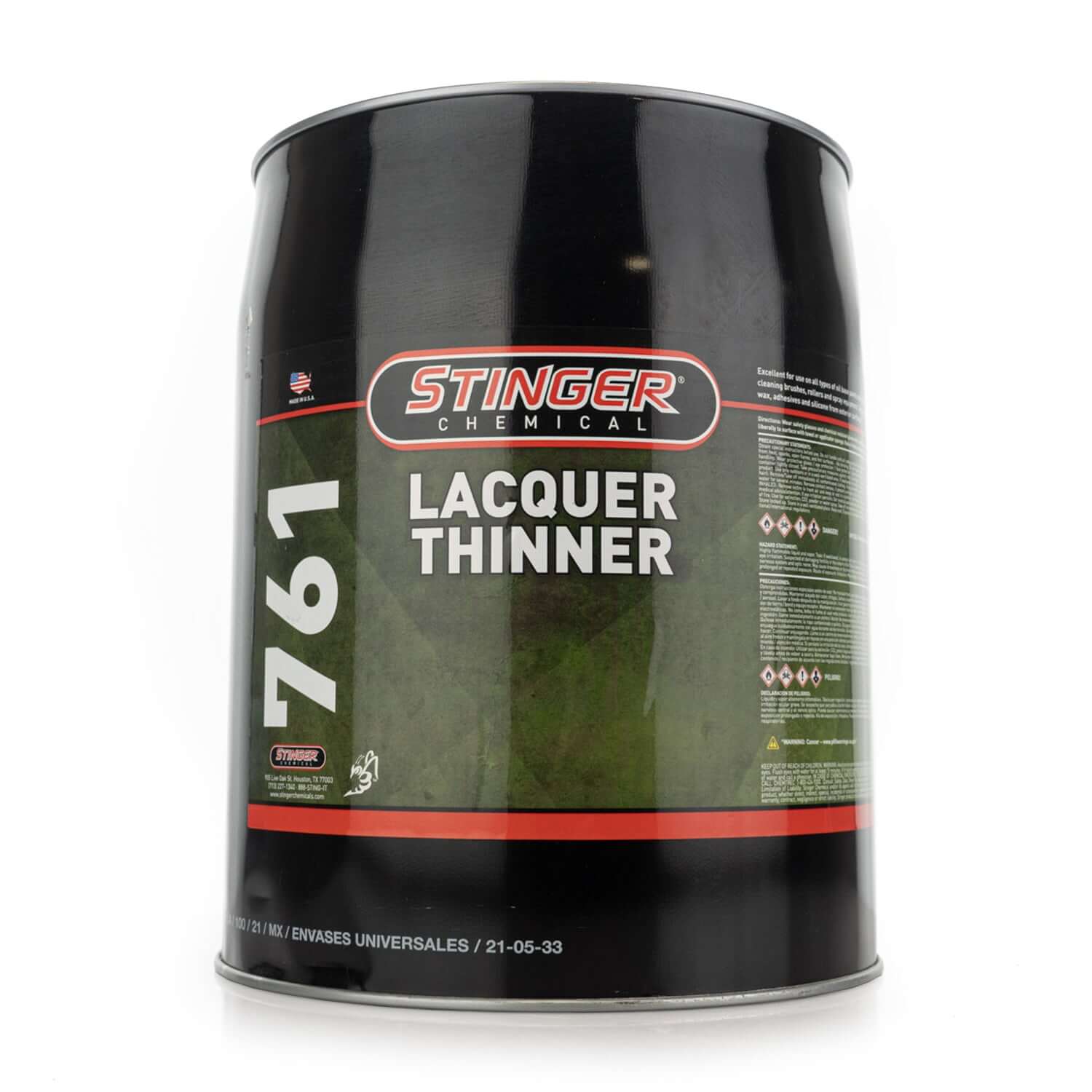 5-gallon stinger chemical lacquer thinner
