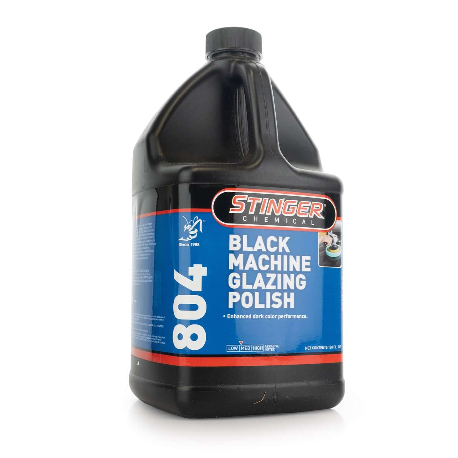 1-gallon stinger chemical black machine glazing polish