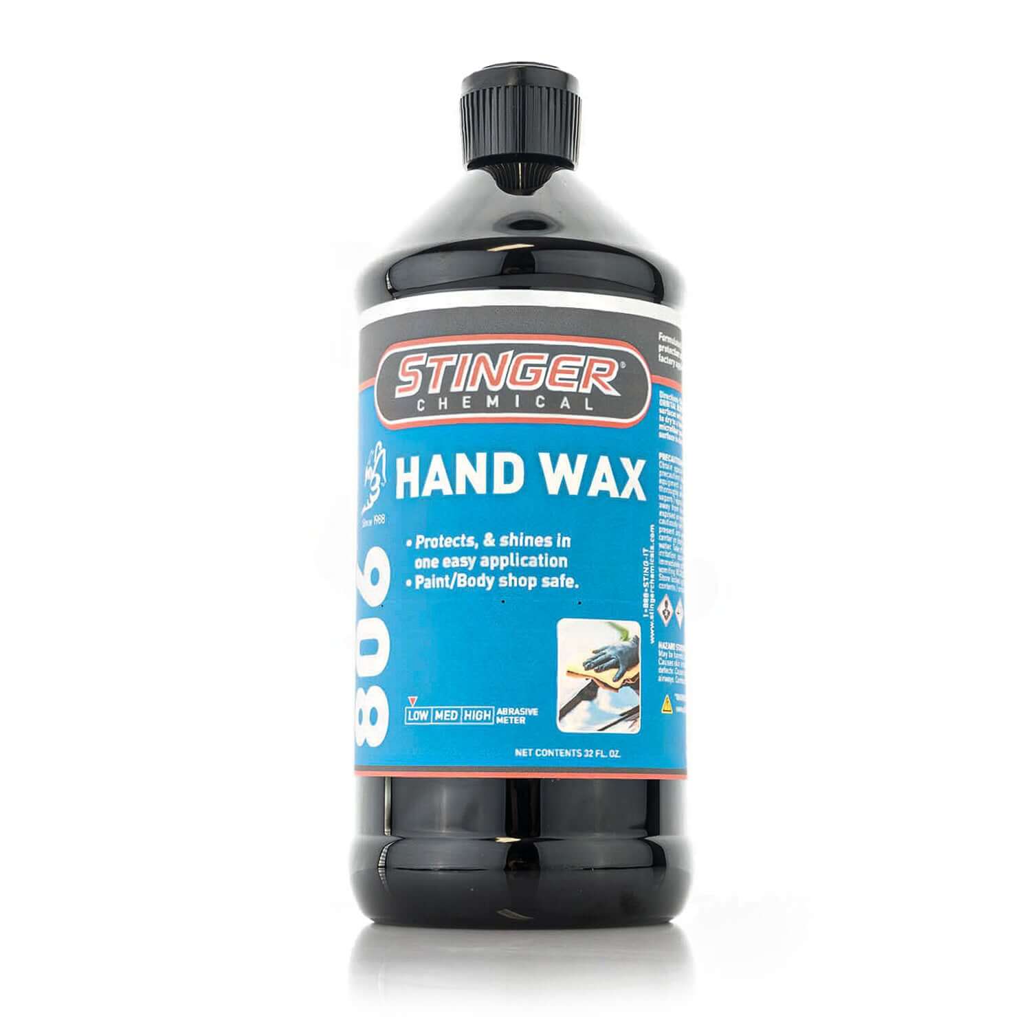stinger chemical premium hand wax quart