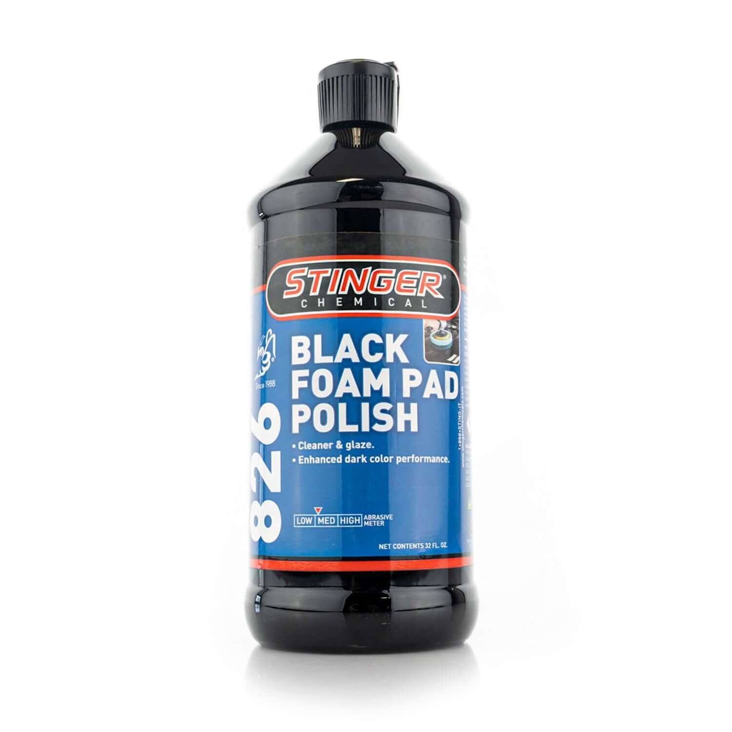 Stinger Chemical Black Foam Pad Polish quart