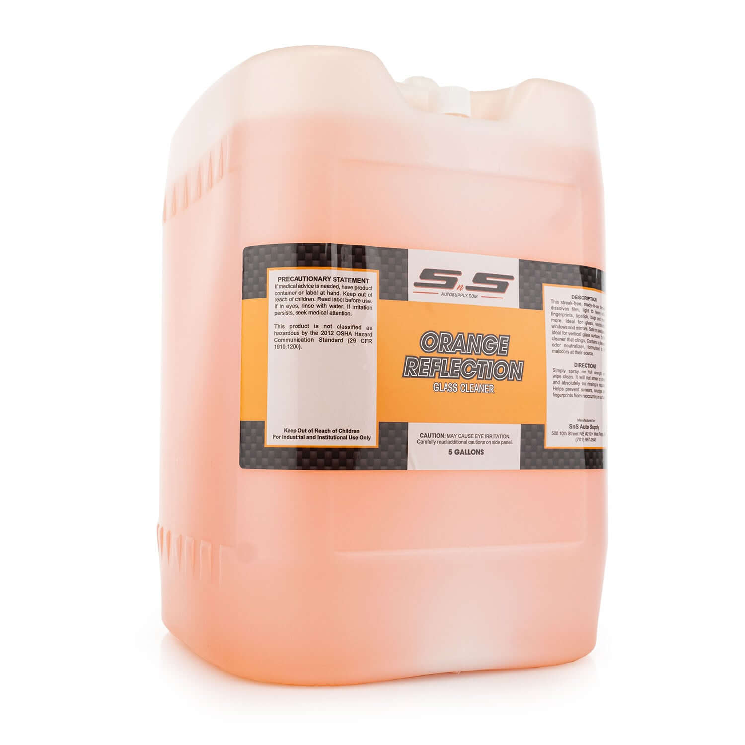 5-gallon gel glass cleaner