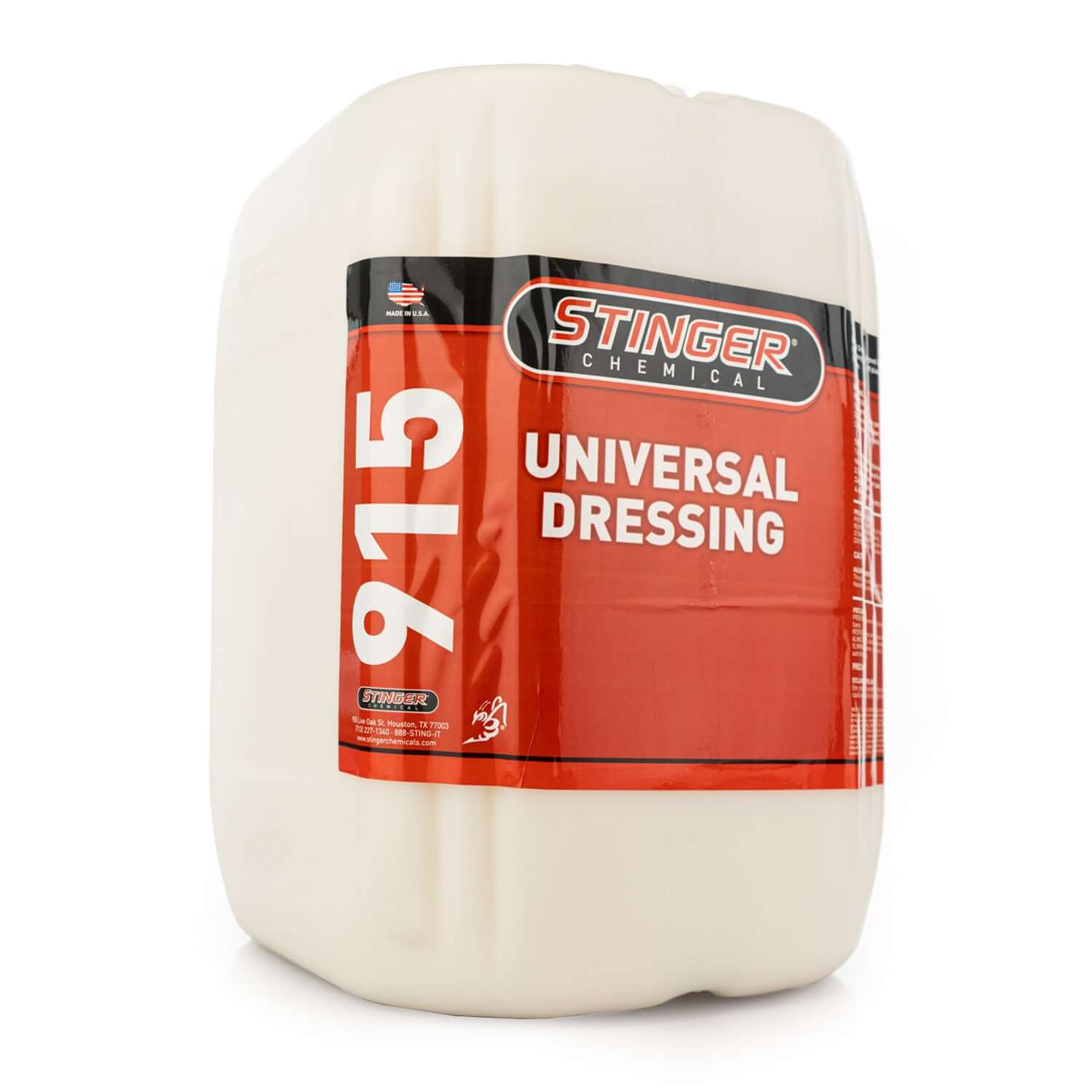 5-gallon universal dressing on a white background