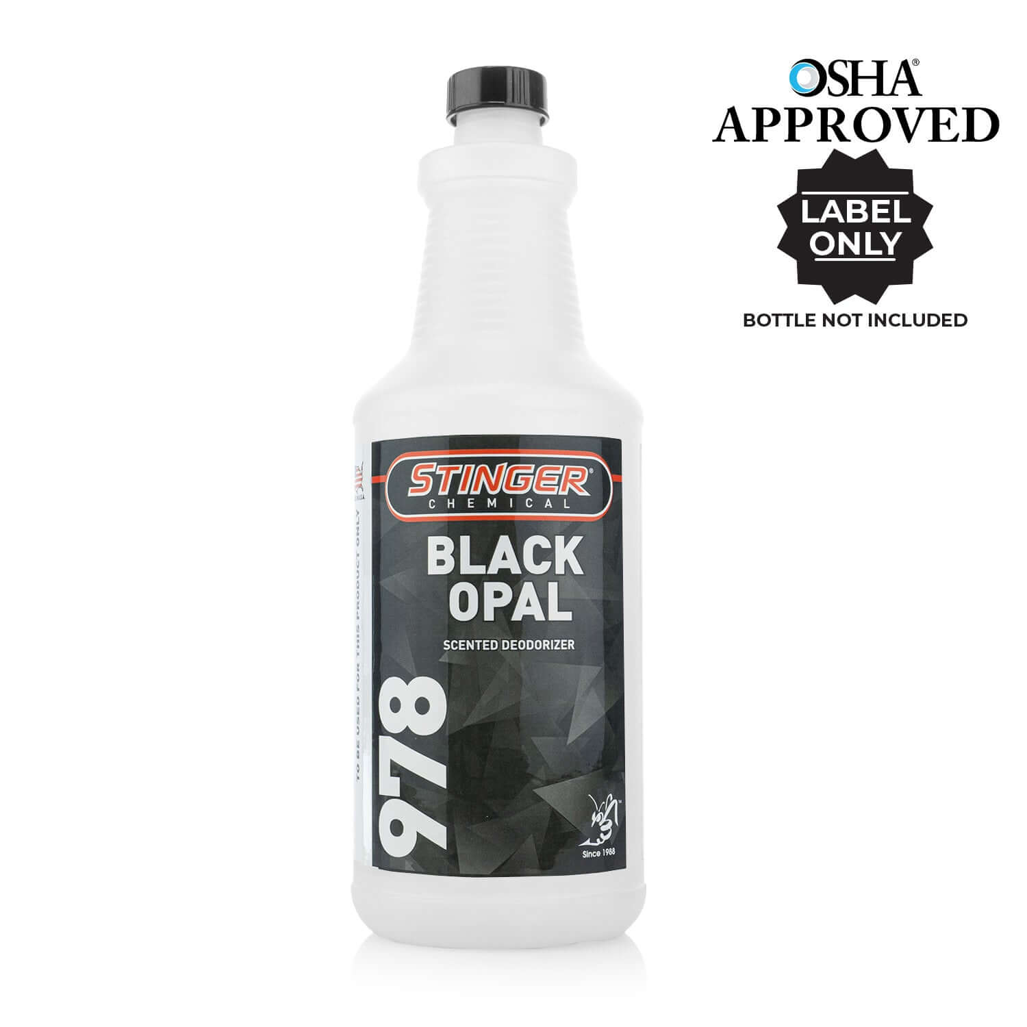 Black Opal Scent Deodorizer SDS Label