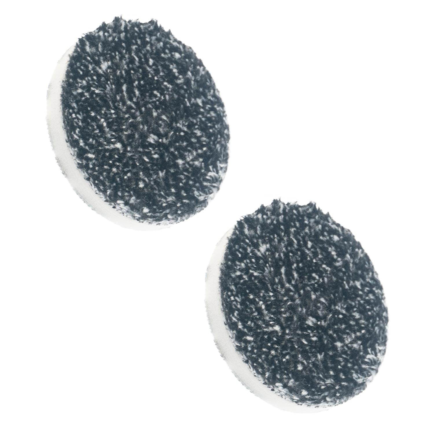 Urofiber black and white 2 pack of 3 inch pads on a white background