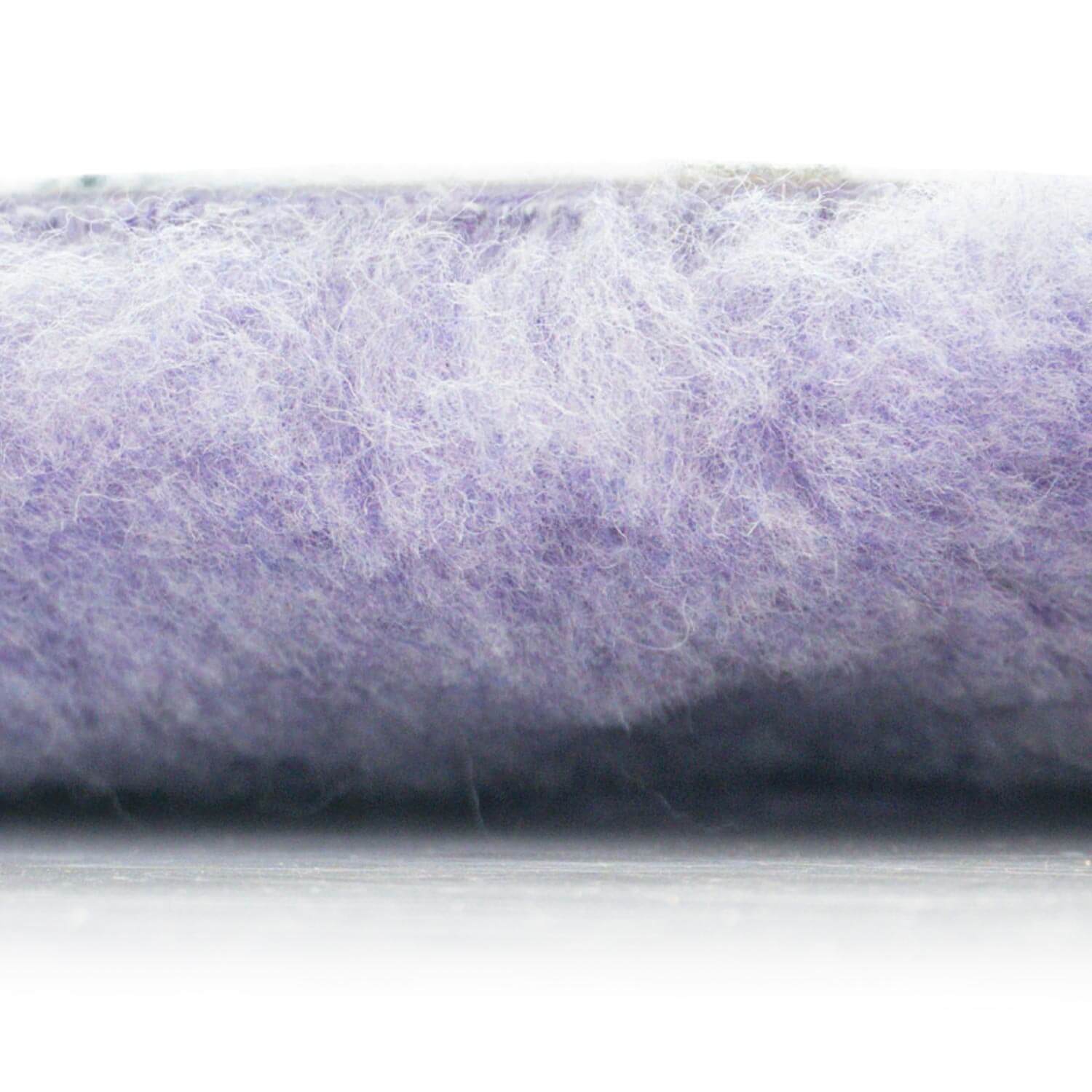 Purple Wool pad pile on a white background