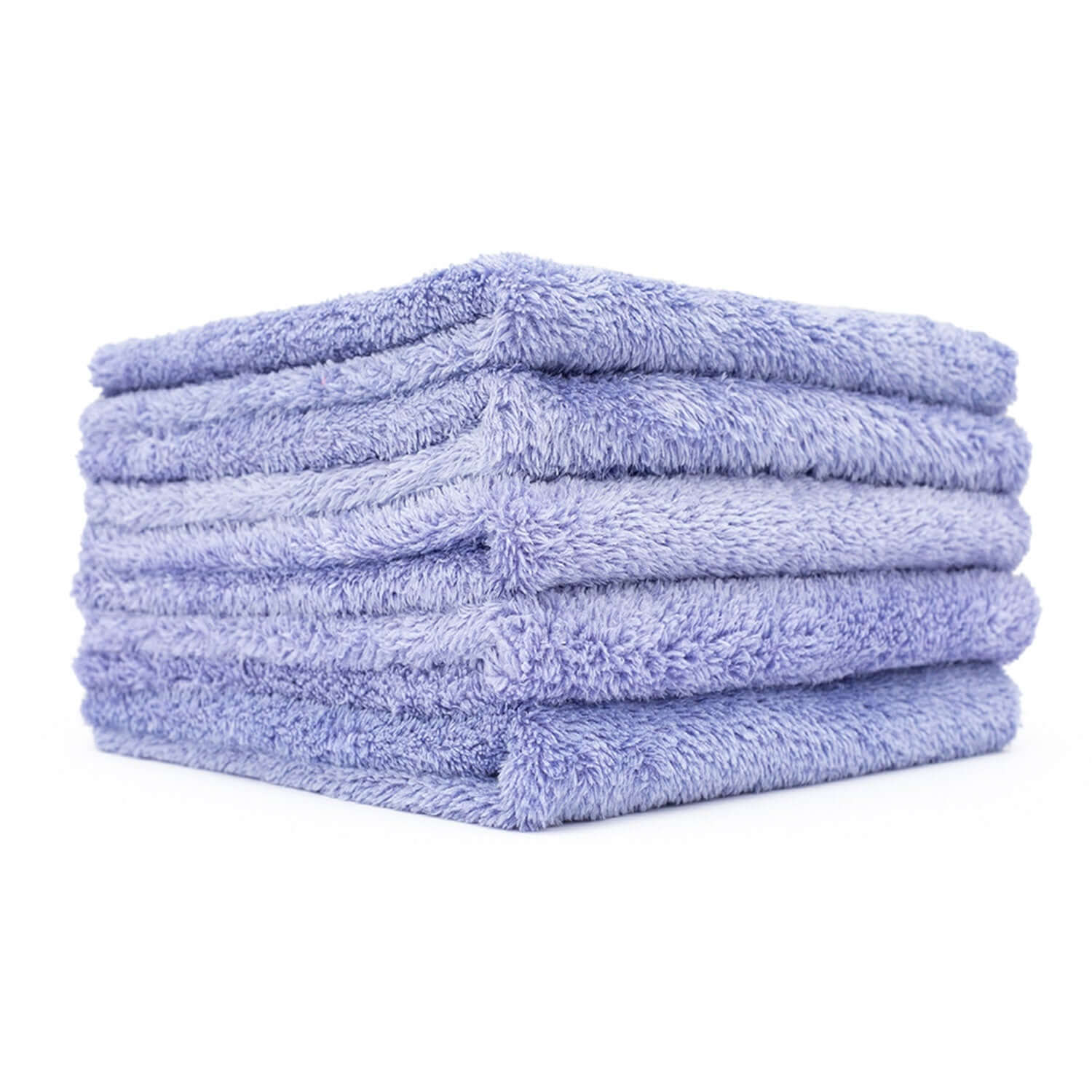 purple plush towels