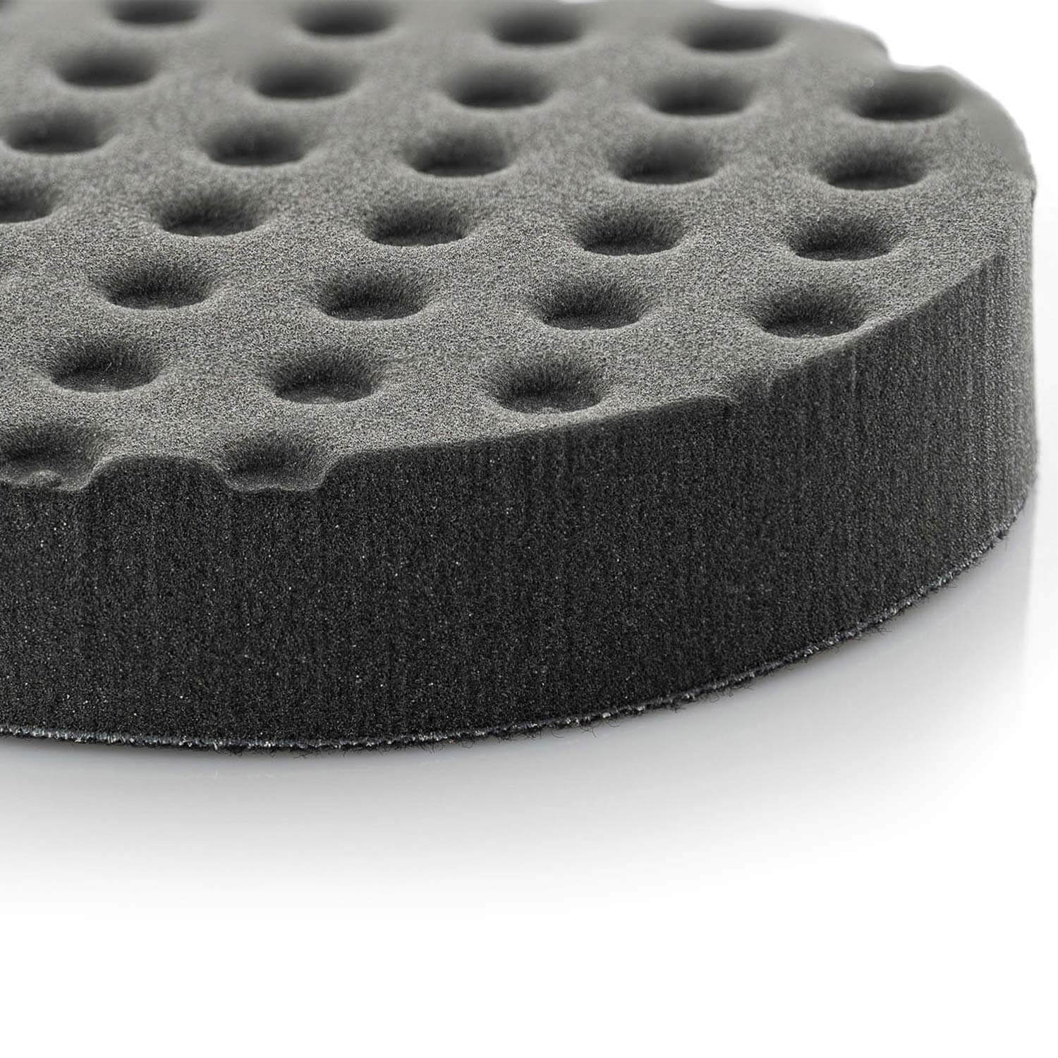 black 6-inch dimple pad