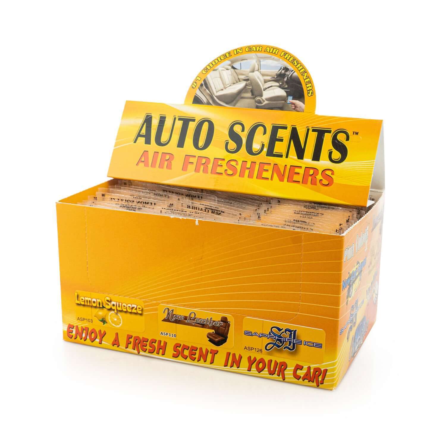 auto scents air freshener display box