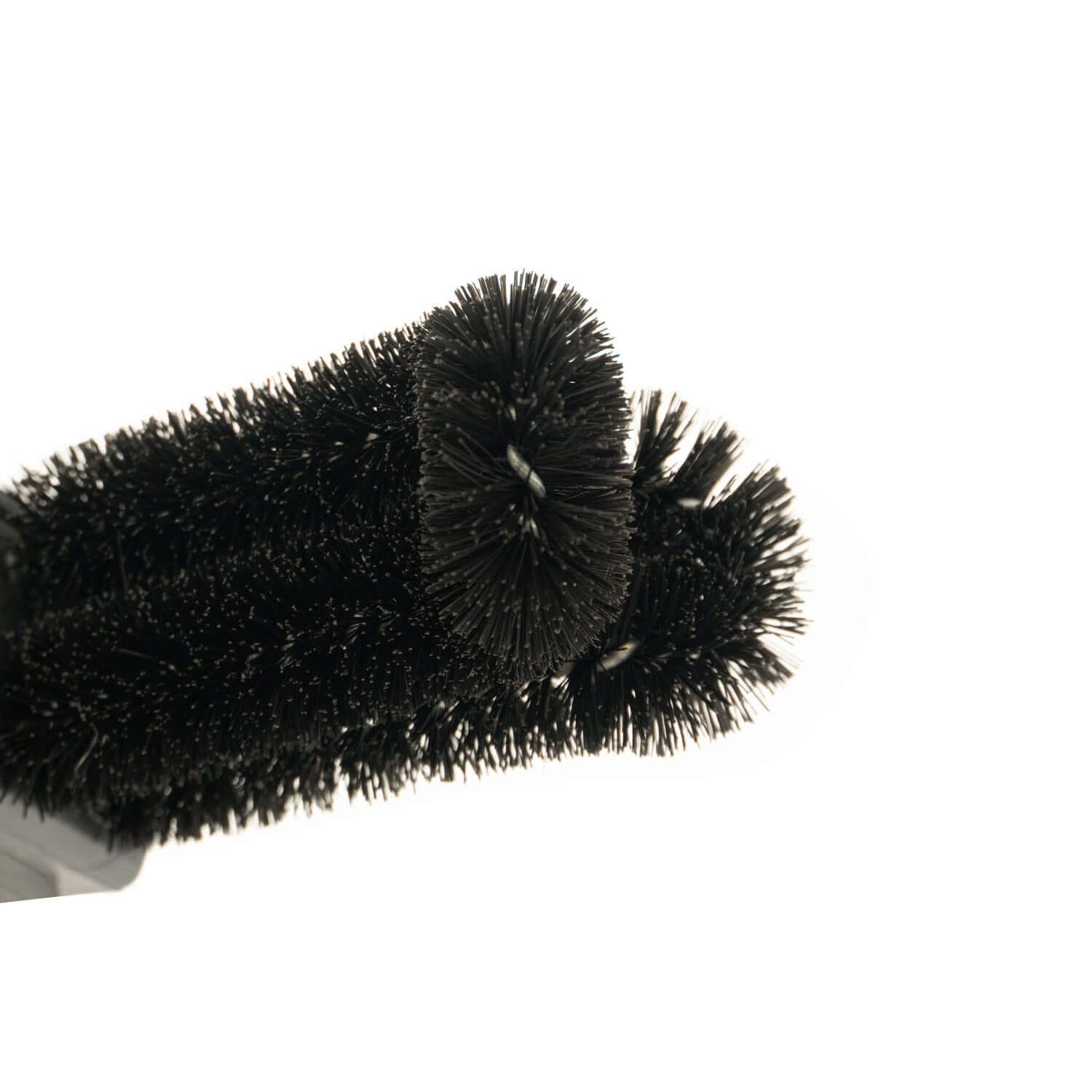 Lug nut brush bristles