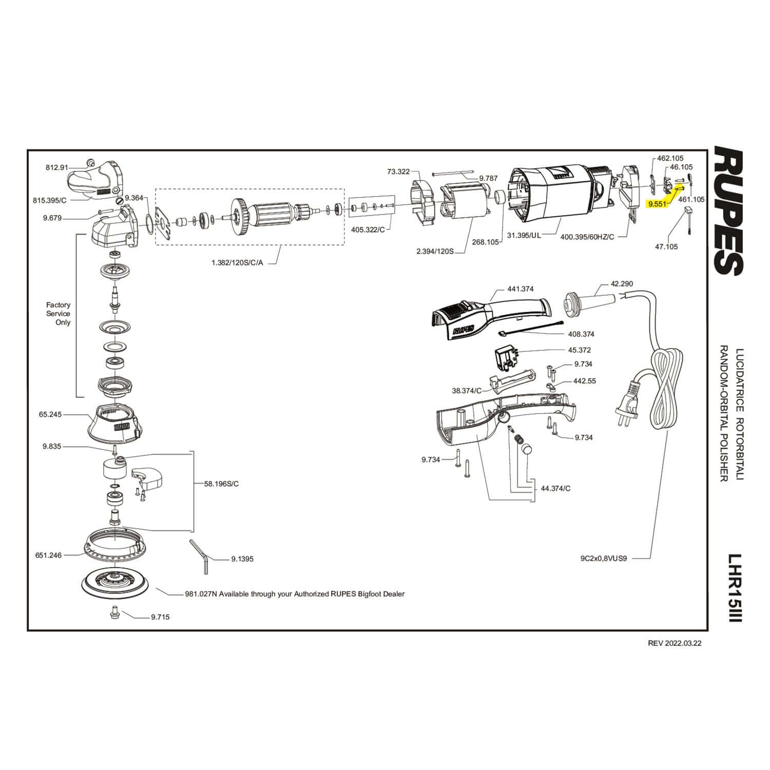lhr15 screw part guide
