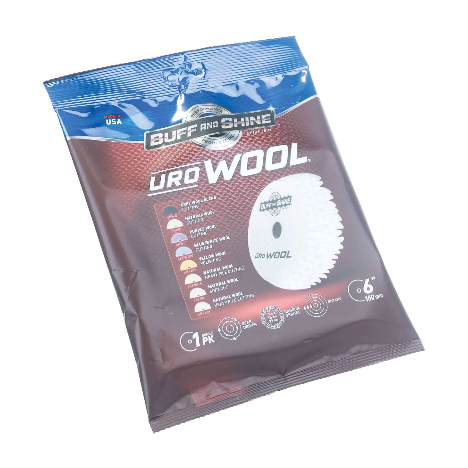 Blue Uro Wool Packaging