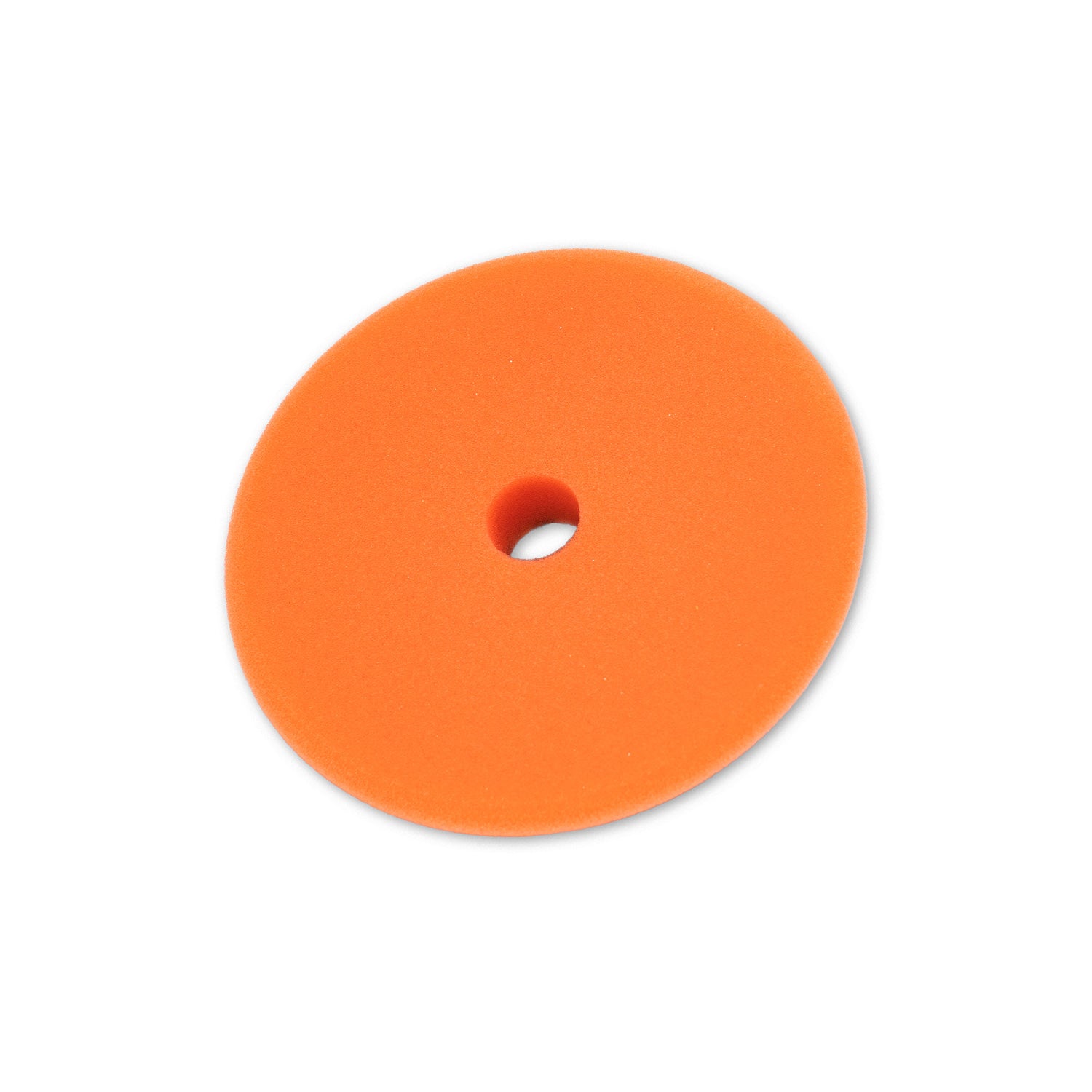 Orange foam pad on a white background