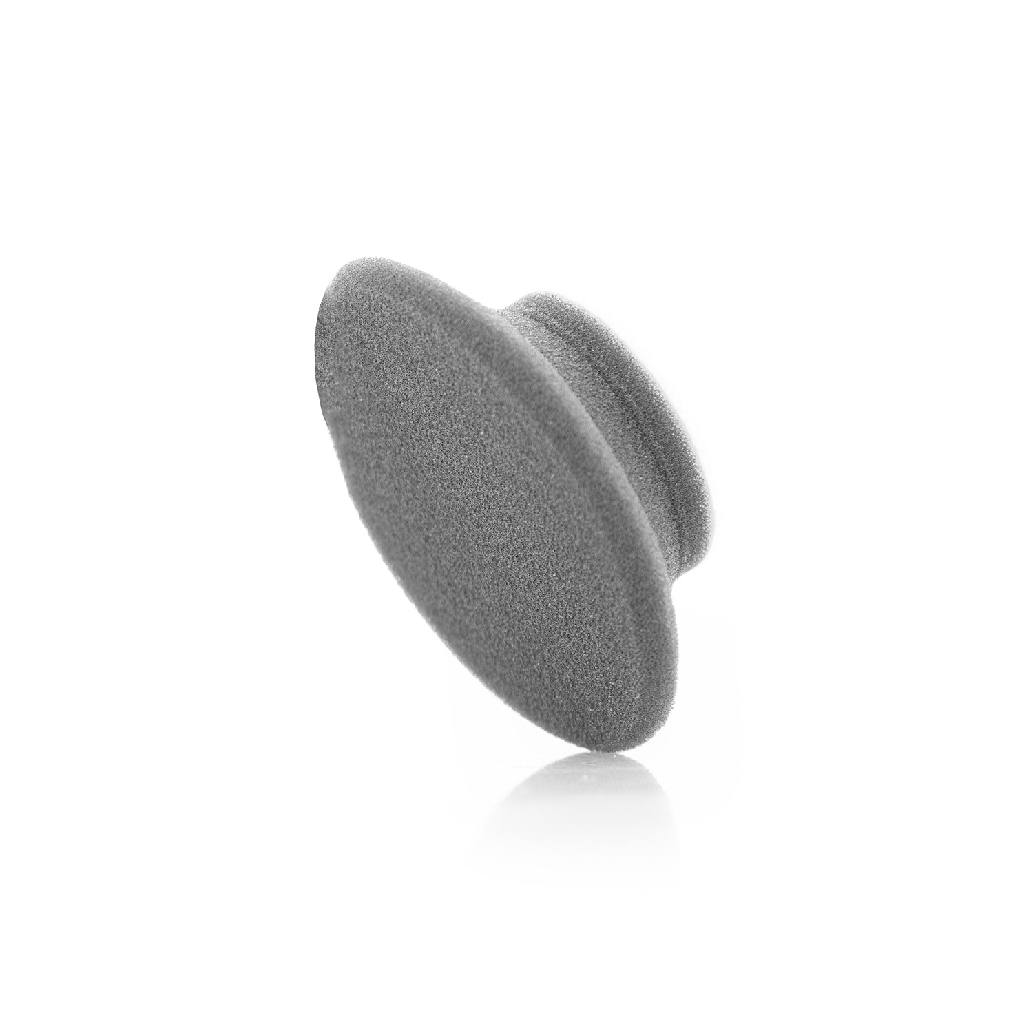One Inch Black Buffing Pad on a white background
