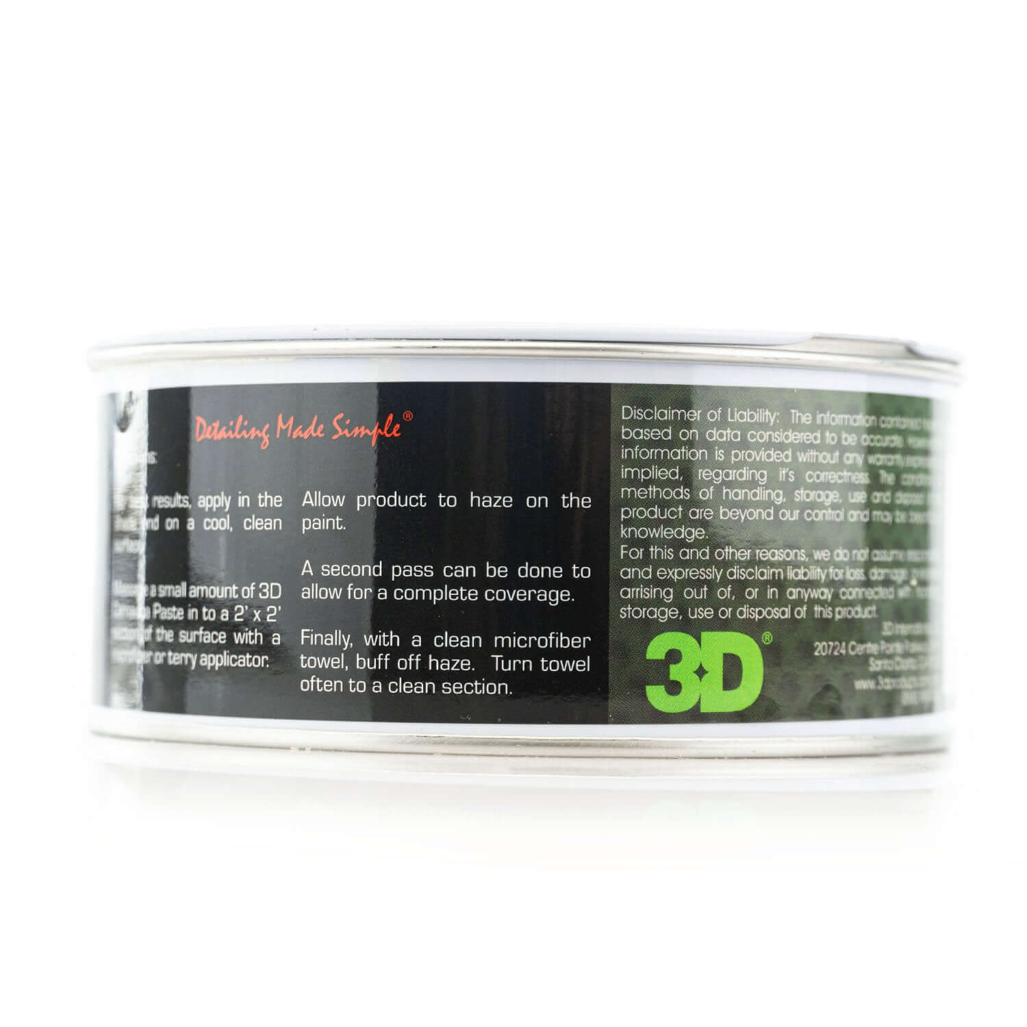 3d paste wax