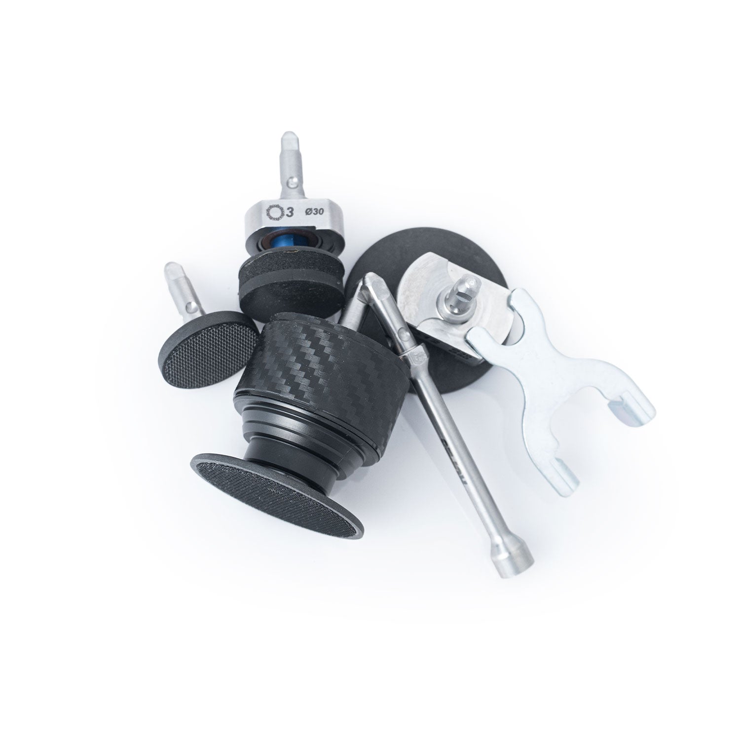 Ibrid nano 2 smartfix parts in lux box kit on a white background