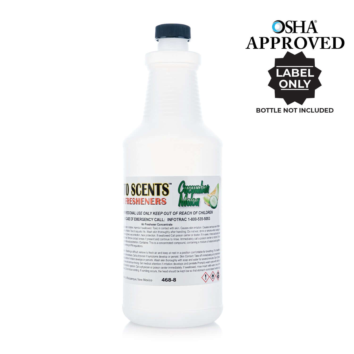 Cucumber Melon Concentrate OSHA Label