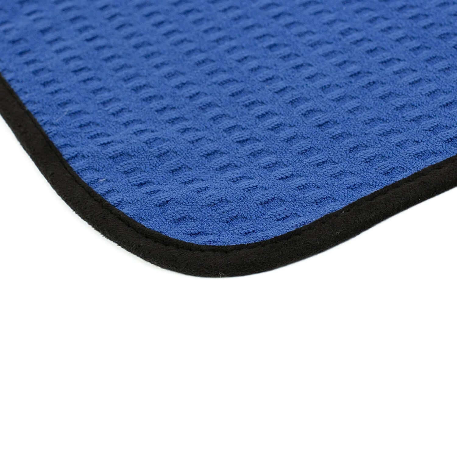 navy blue waffle towel