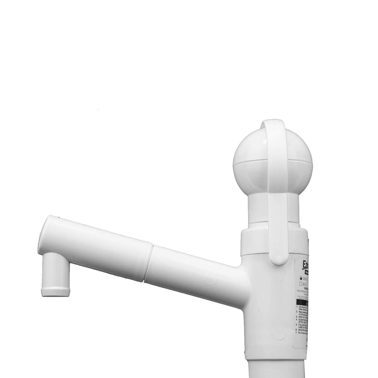 White Drum Pump Top
