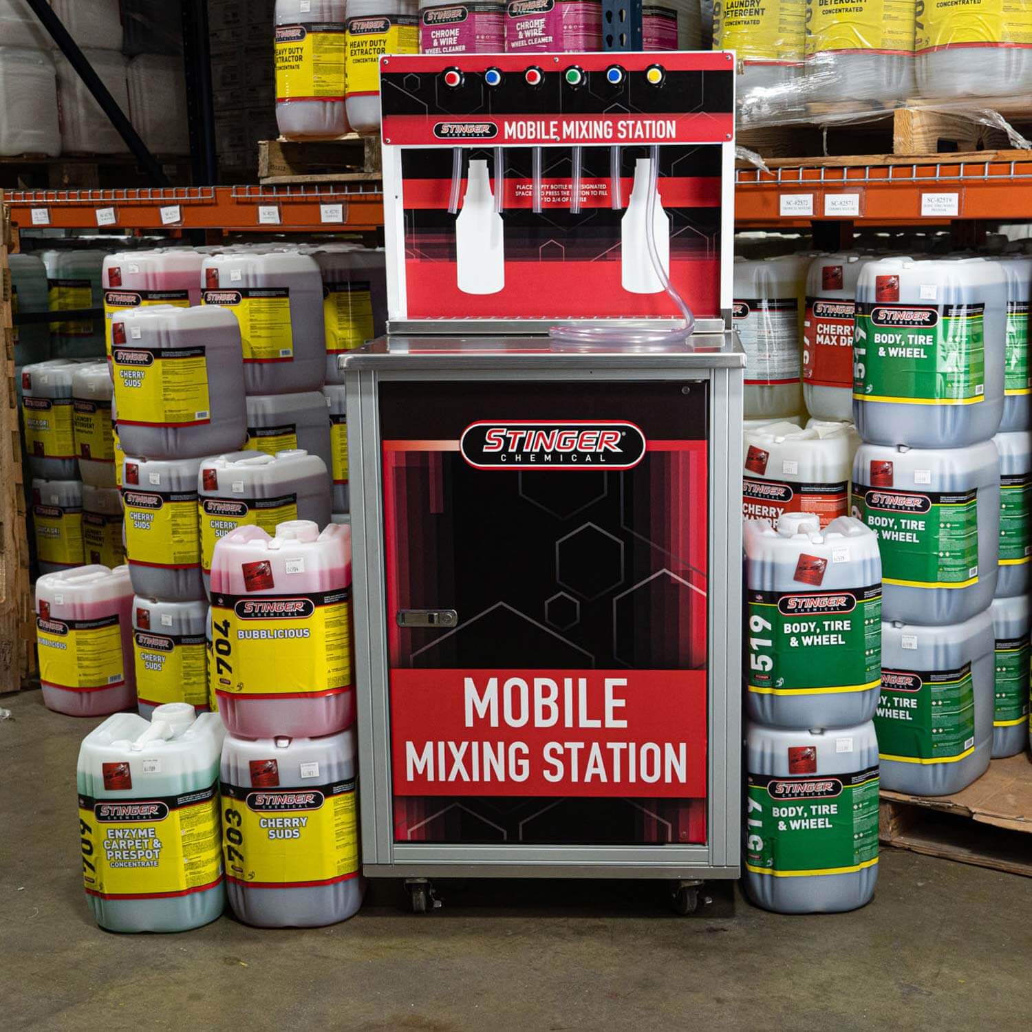stinger mobile mixing station hooked up
