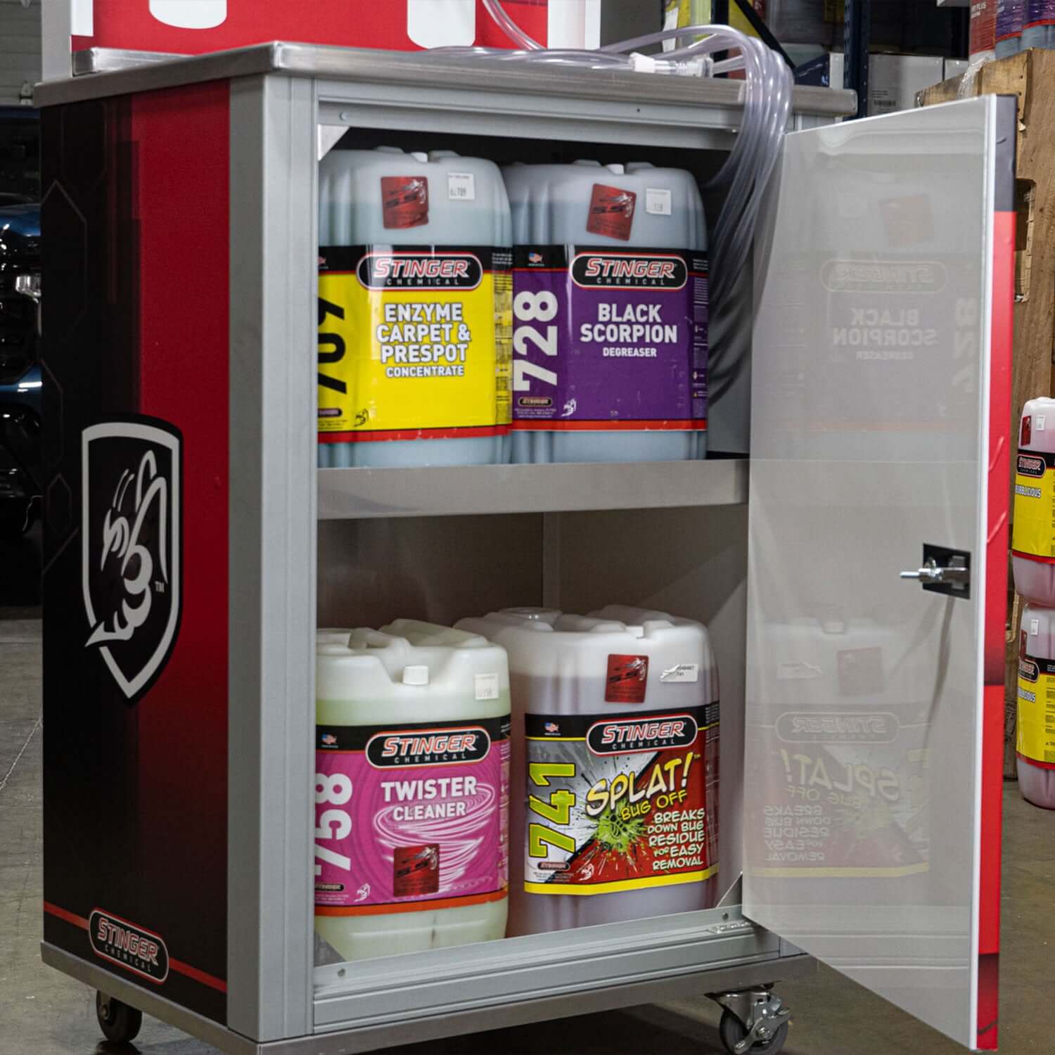 stinger mobile mixing station interior