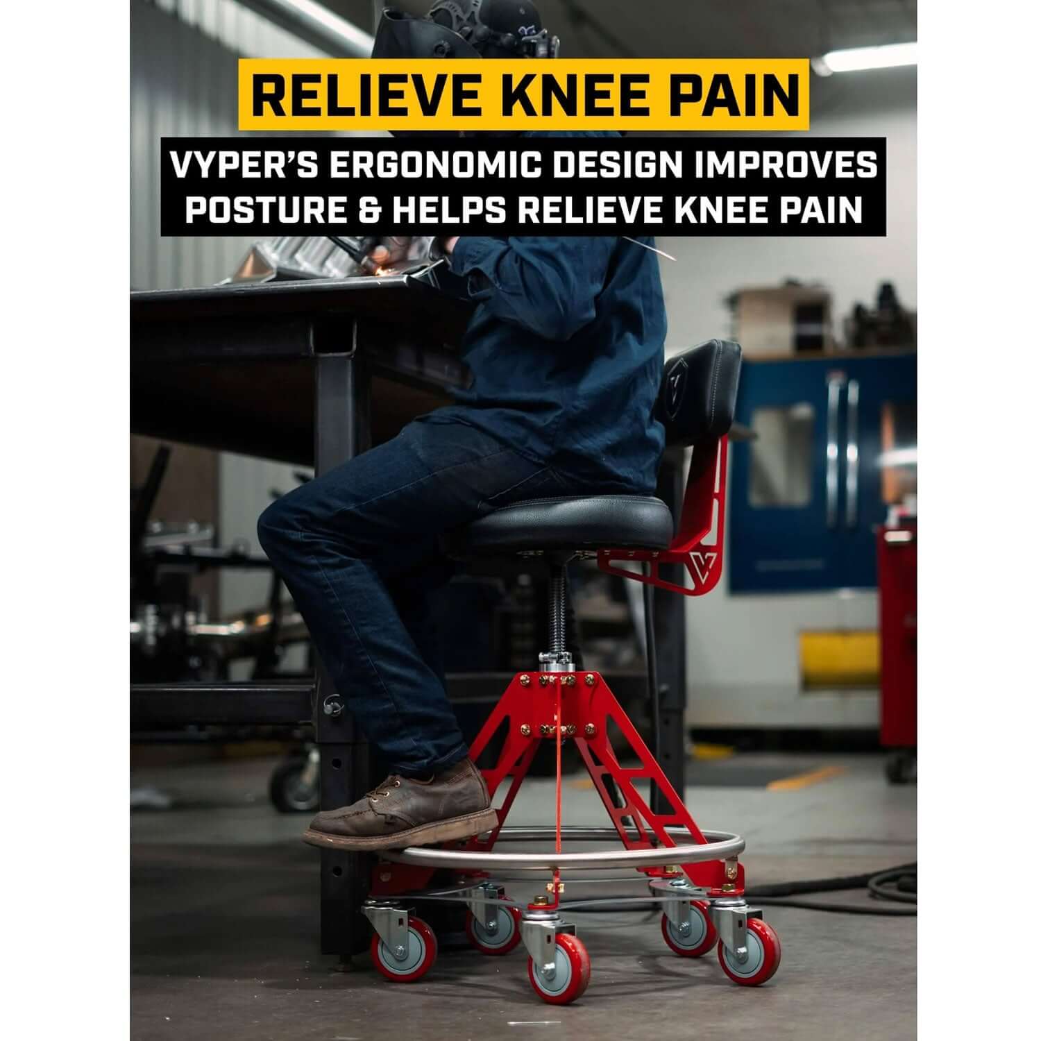 Heavy Duty Tall Detailing Chair