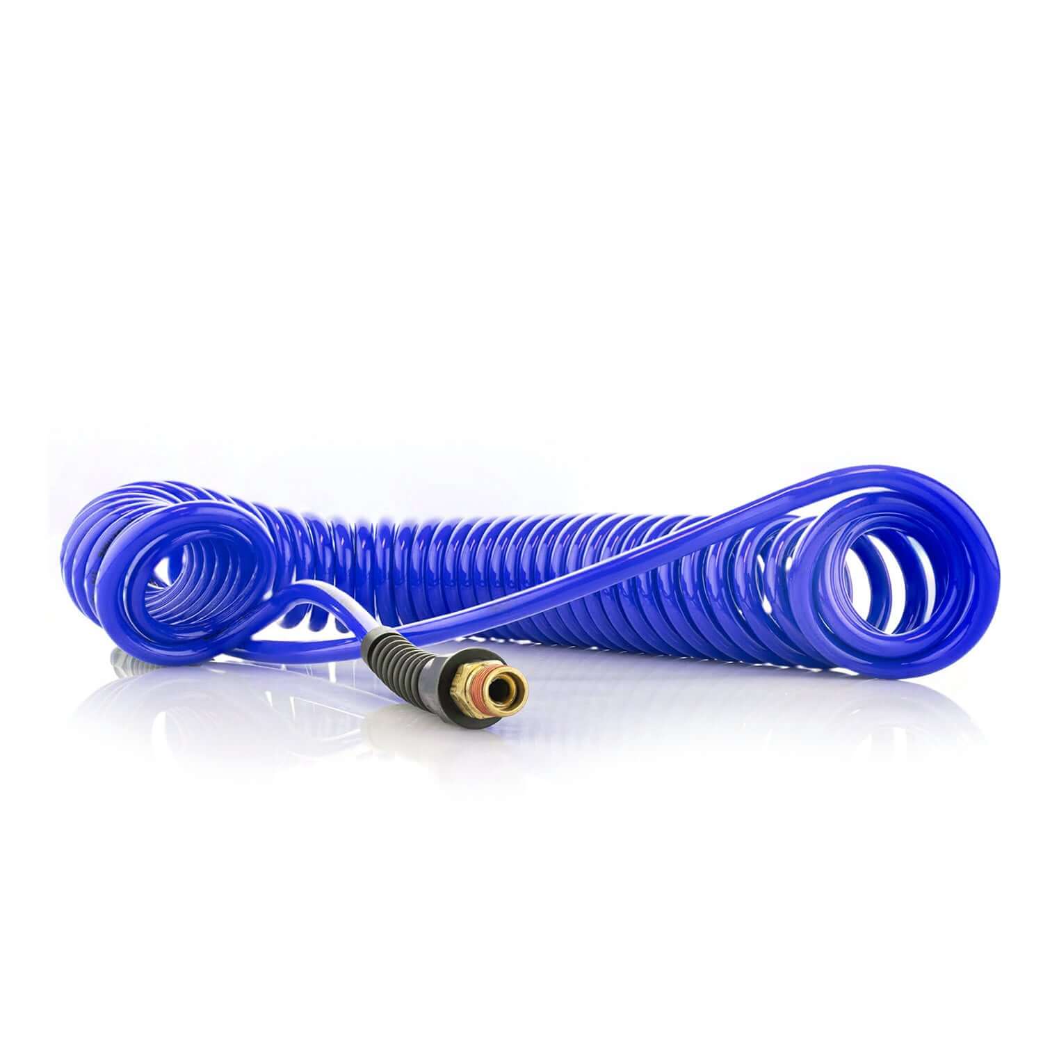 blue 25-foot flex hose