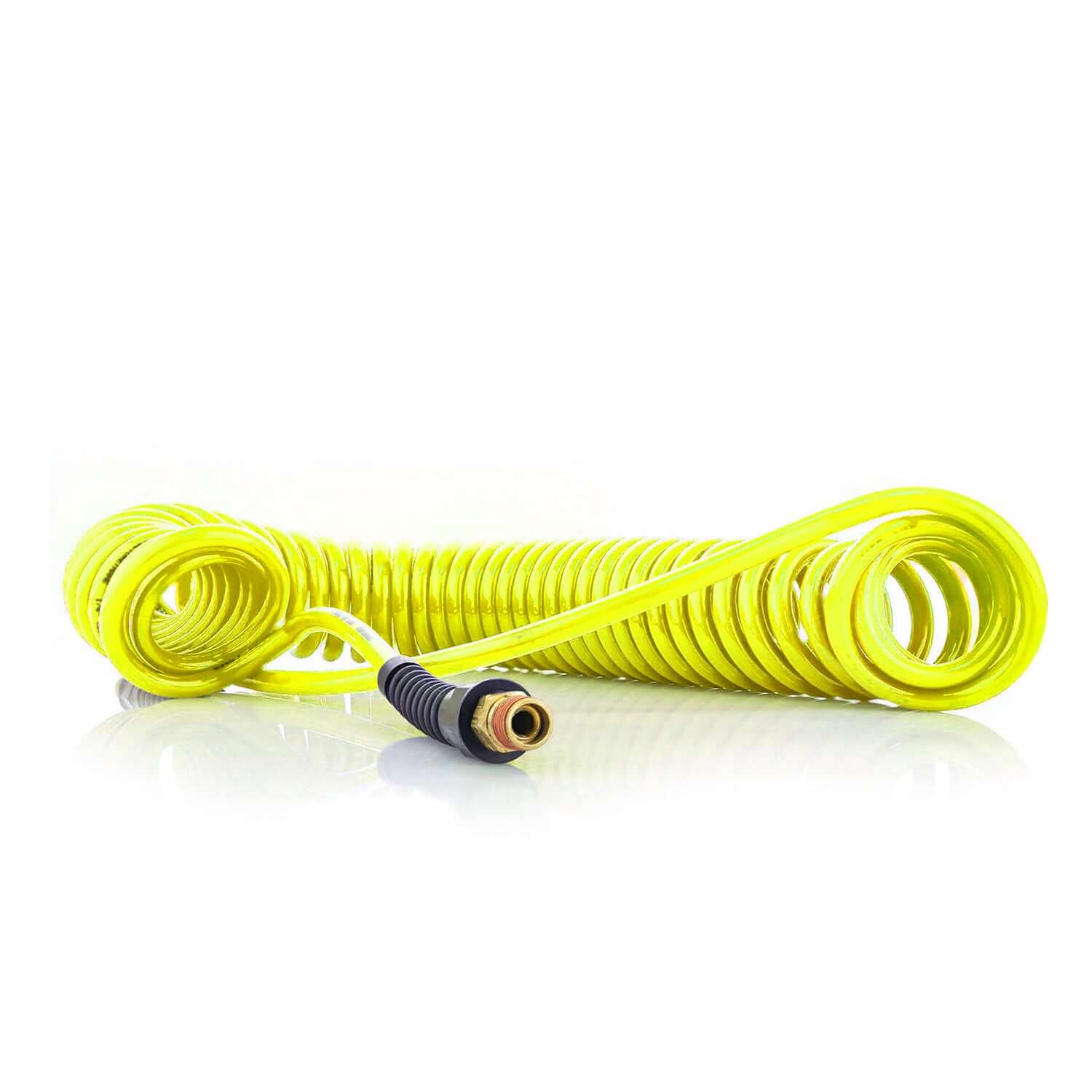yellow 25-foot flex hose