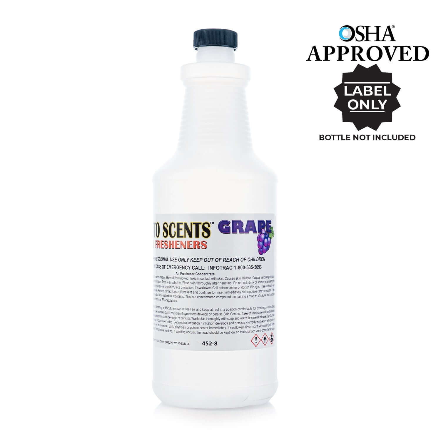 Grape Concentrate OSHA Label