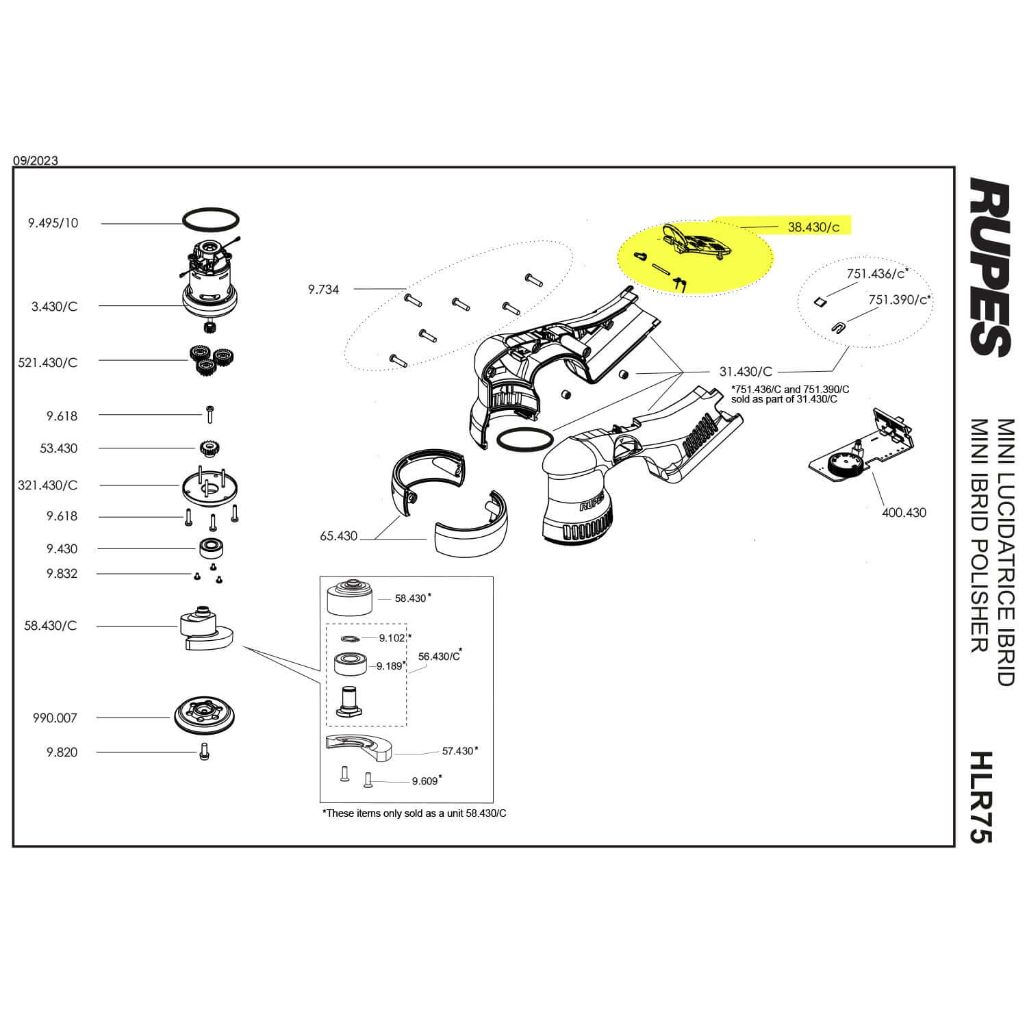 throttle lever parts guide