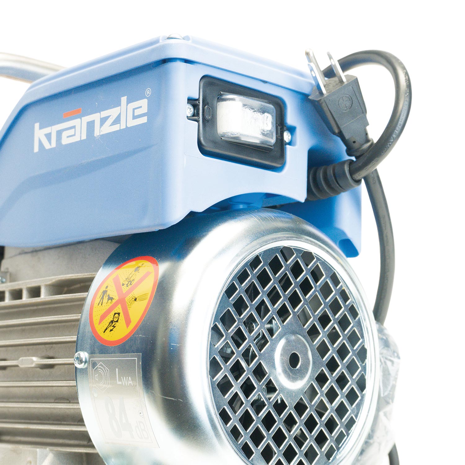 Kranzle 1622 TS pressure washer on off switch and backing