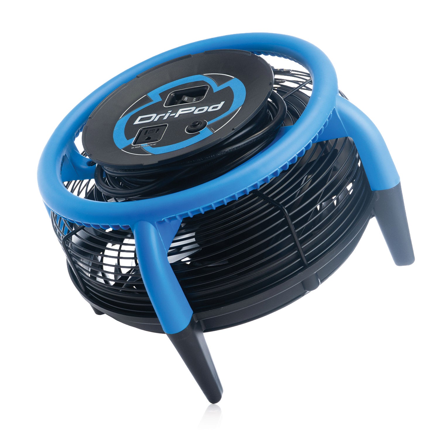 Legends Brand Black and Blue Dripod Fan