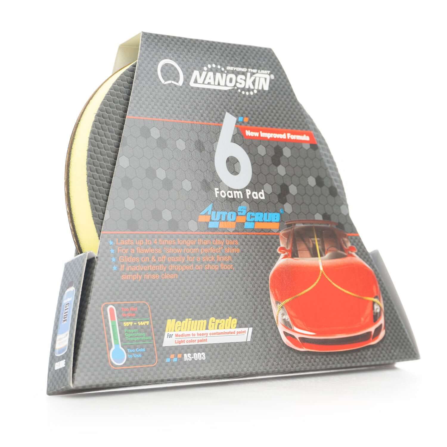 autoscrub foam clay pad