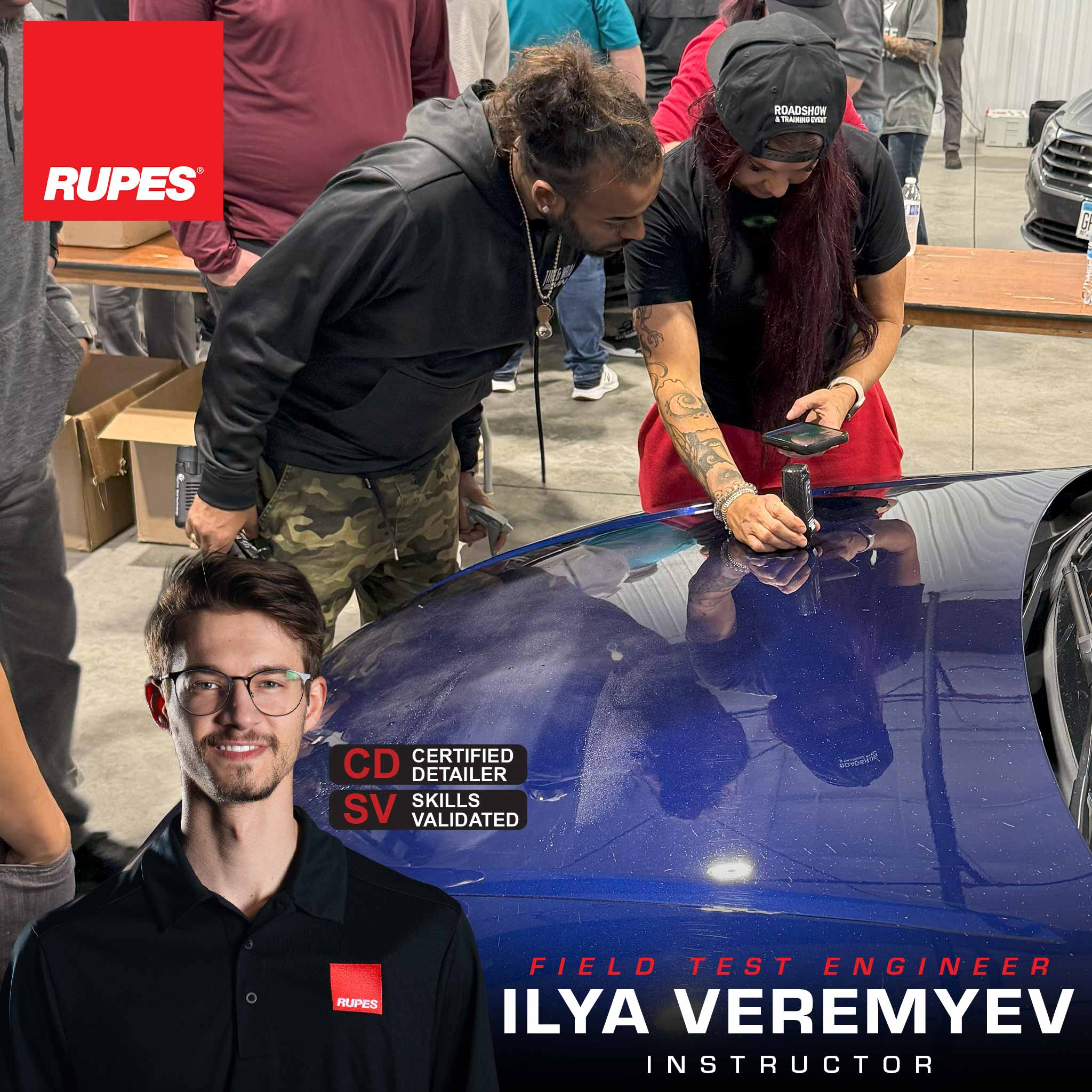 Rupes graphic with instructor Ilya
