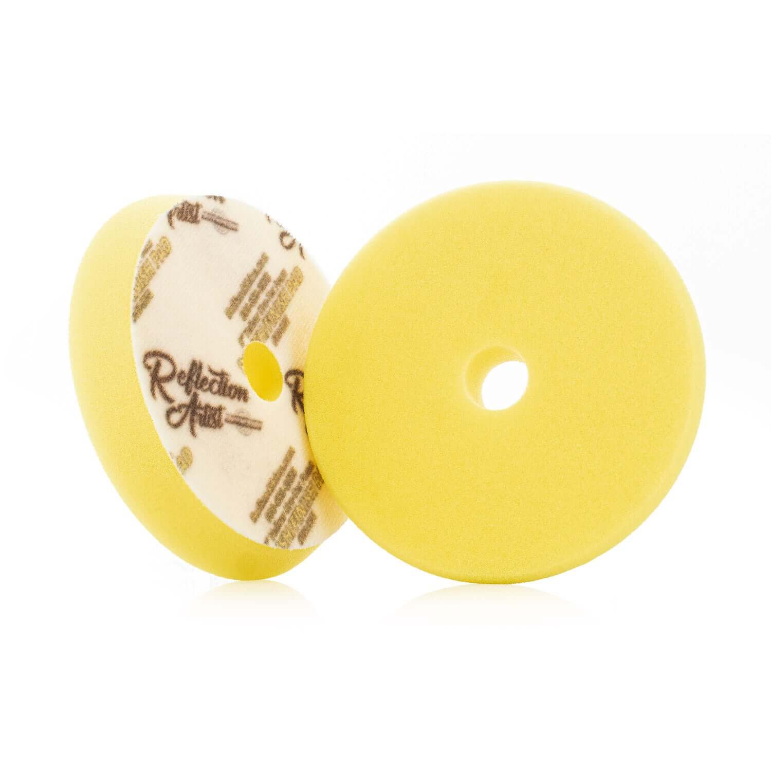 yellow 5-inch hard foam polishing pads