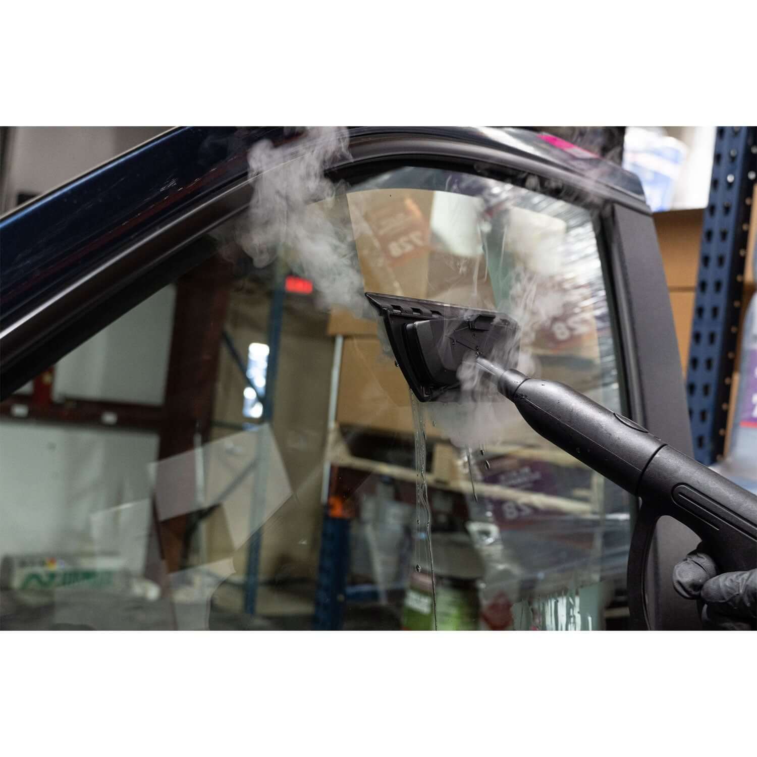 steamer window cleaning