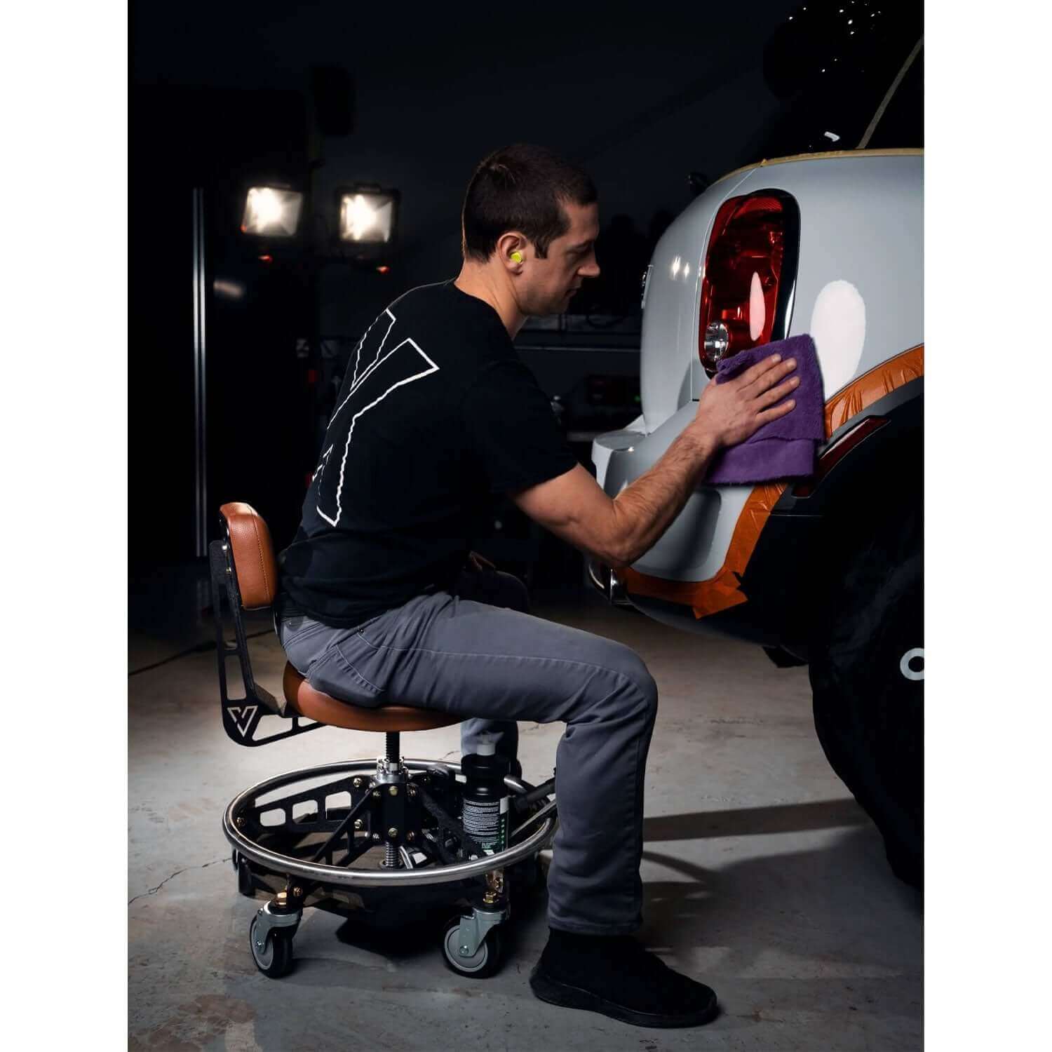 steel detailing chair