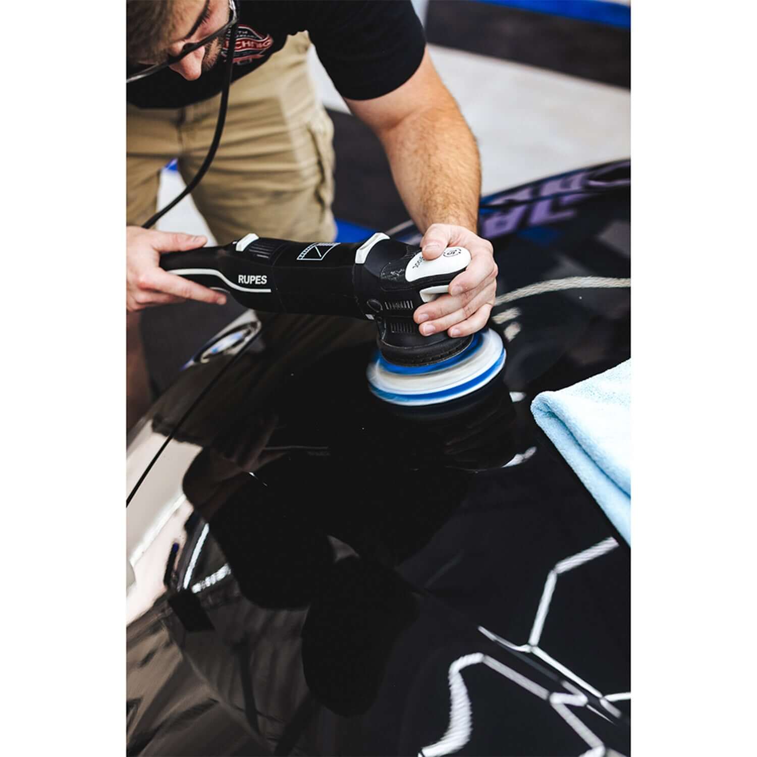 buffing with microfiber