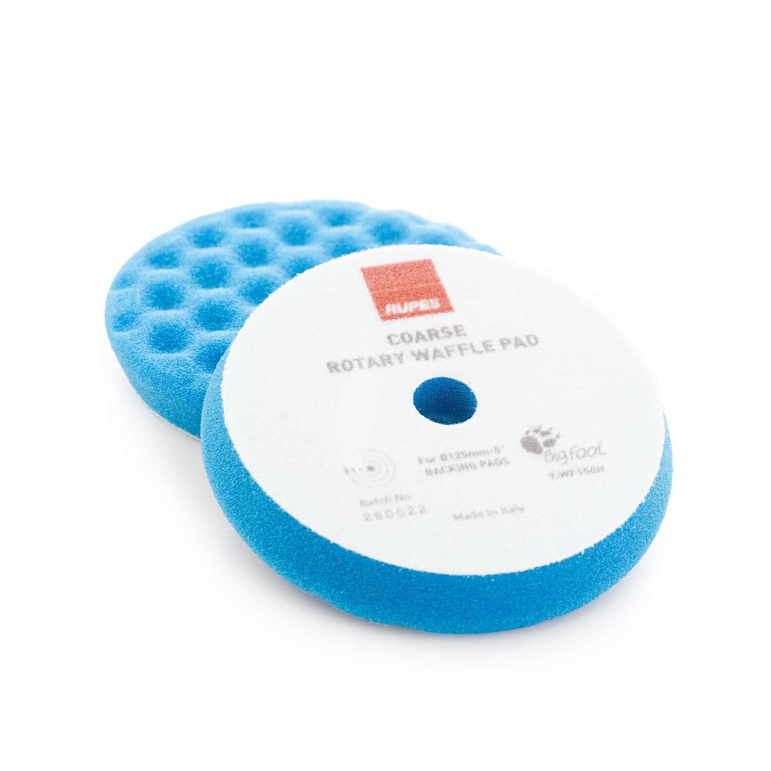 5-inch coarse waffle pads